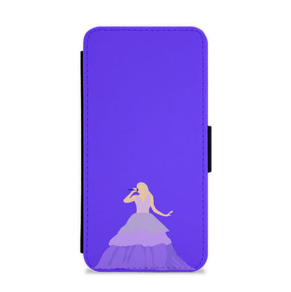 Purple Dress - Taylor Flip / Wallet Phone Case