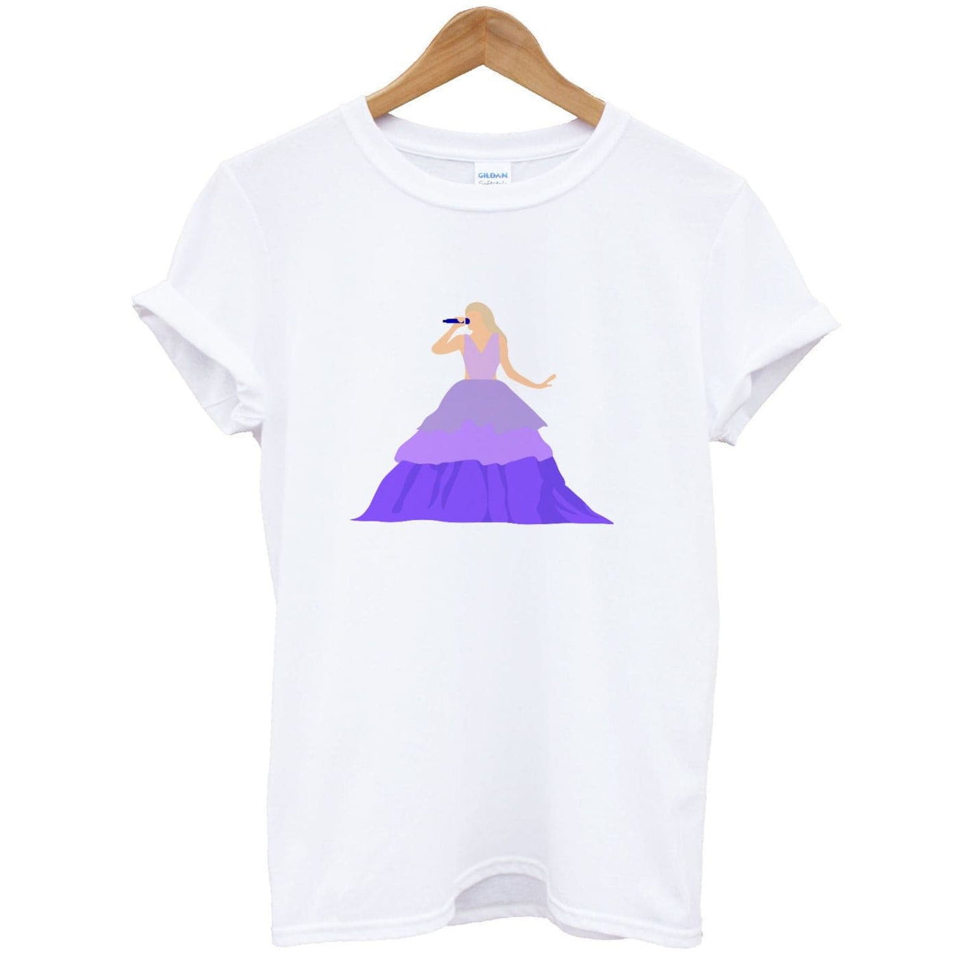 Purple Dress - Taylor T-Shirt