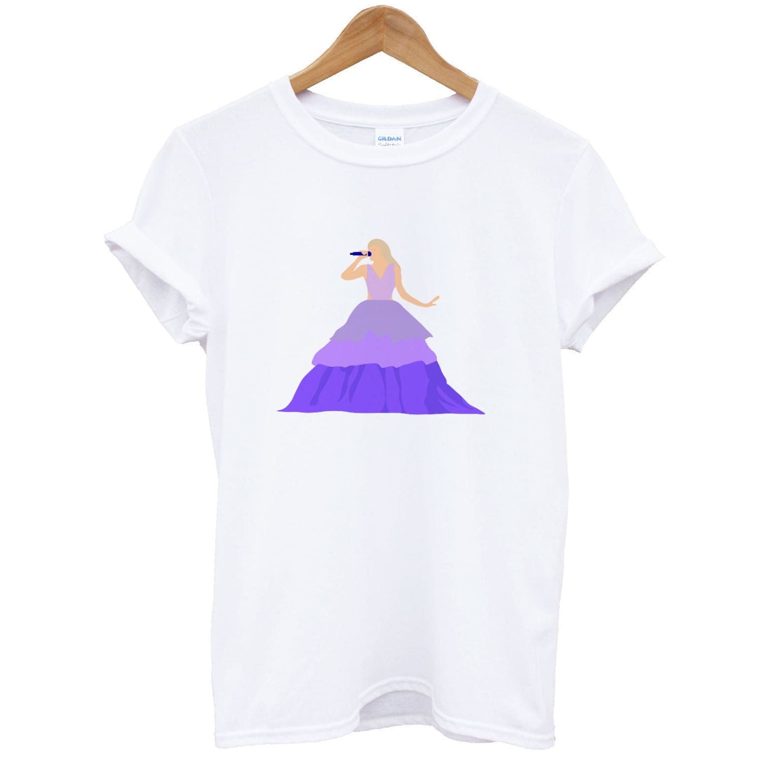 Purple Dress - Taylor T-Shirt