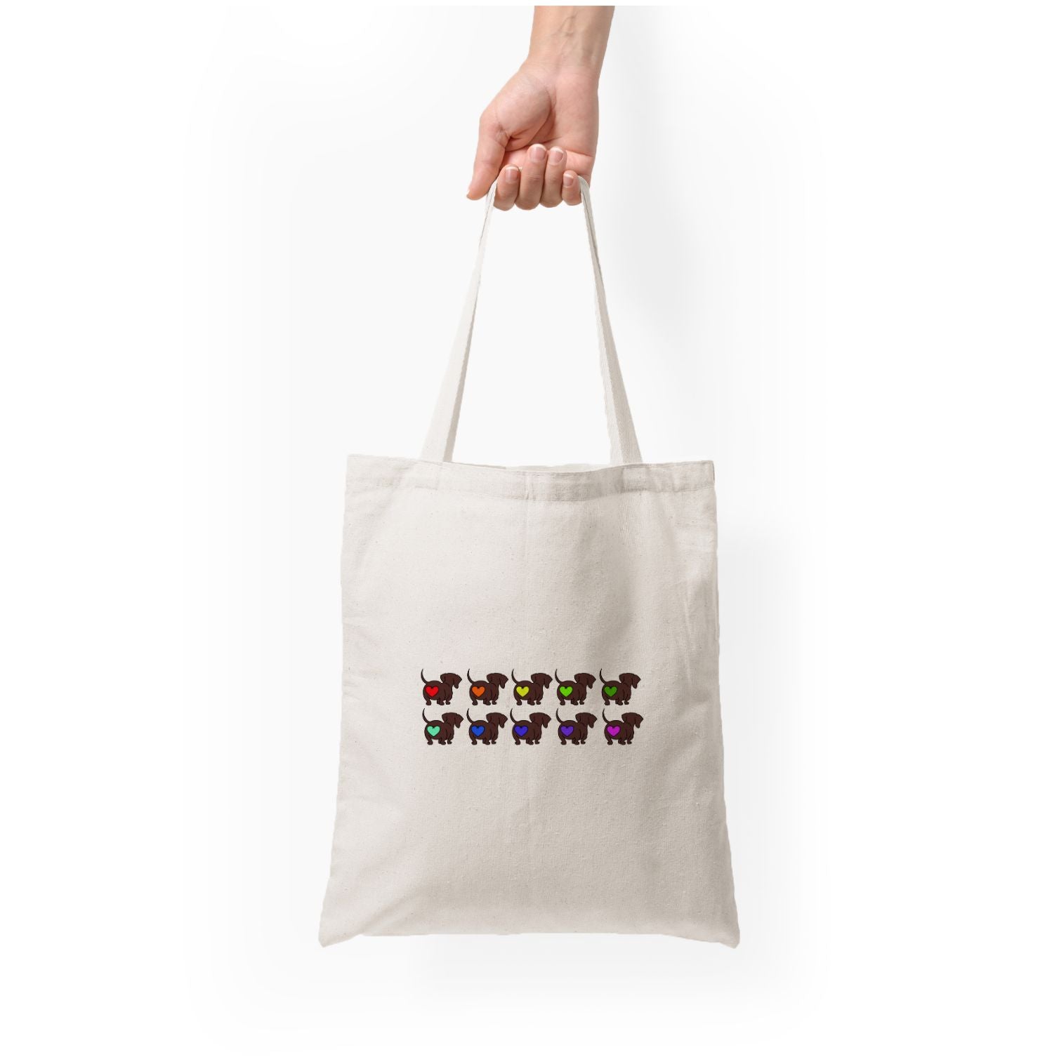 Love hearts - Dachshunds Tote Bag