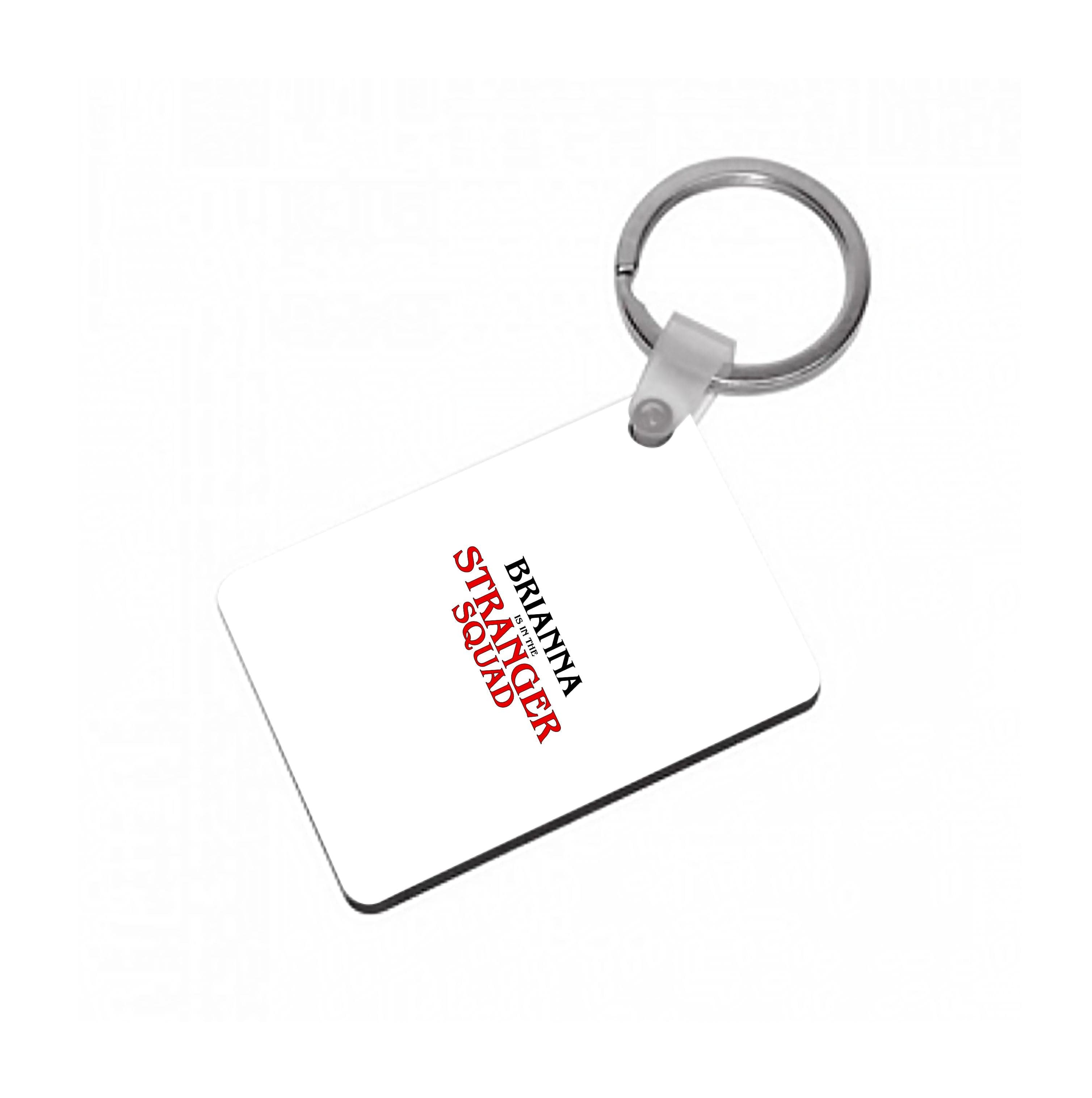 Stranger Squad - Personalised Stranger Keyring