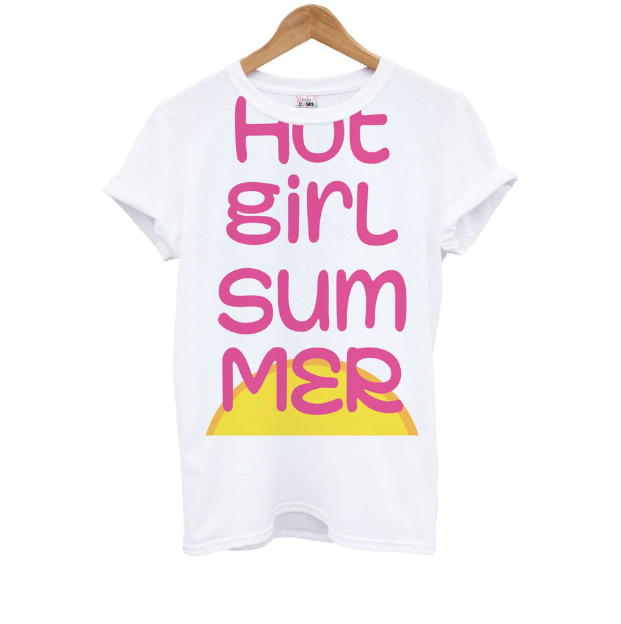 Hot Girl Summer - Summer Quotes Kids T-Shirt