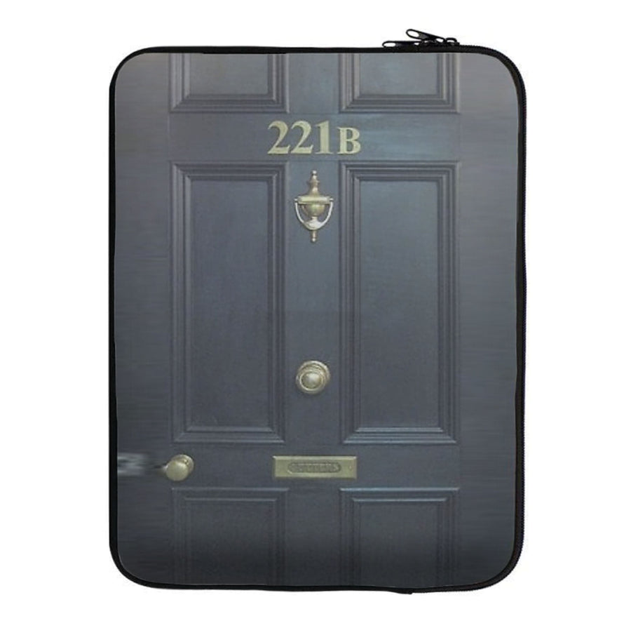 221B Baker Street Door - Sherlock Laptop Sleeve