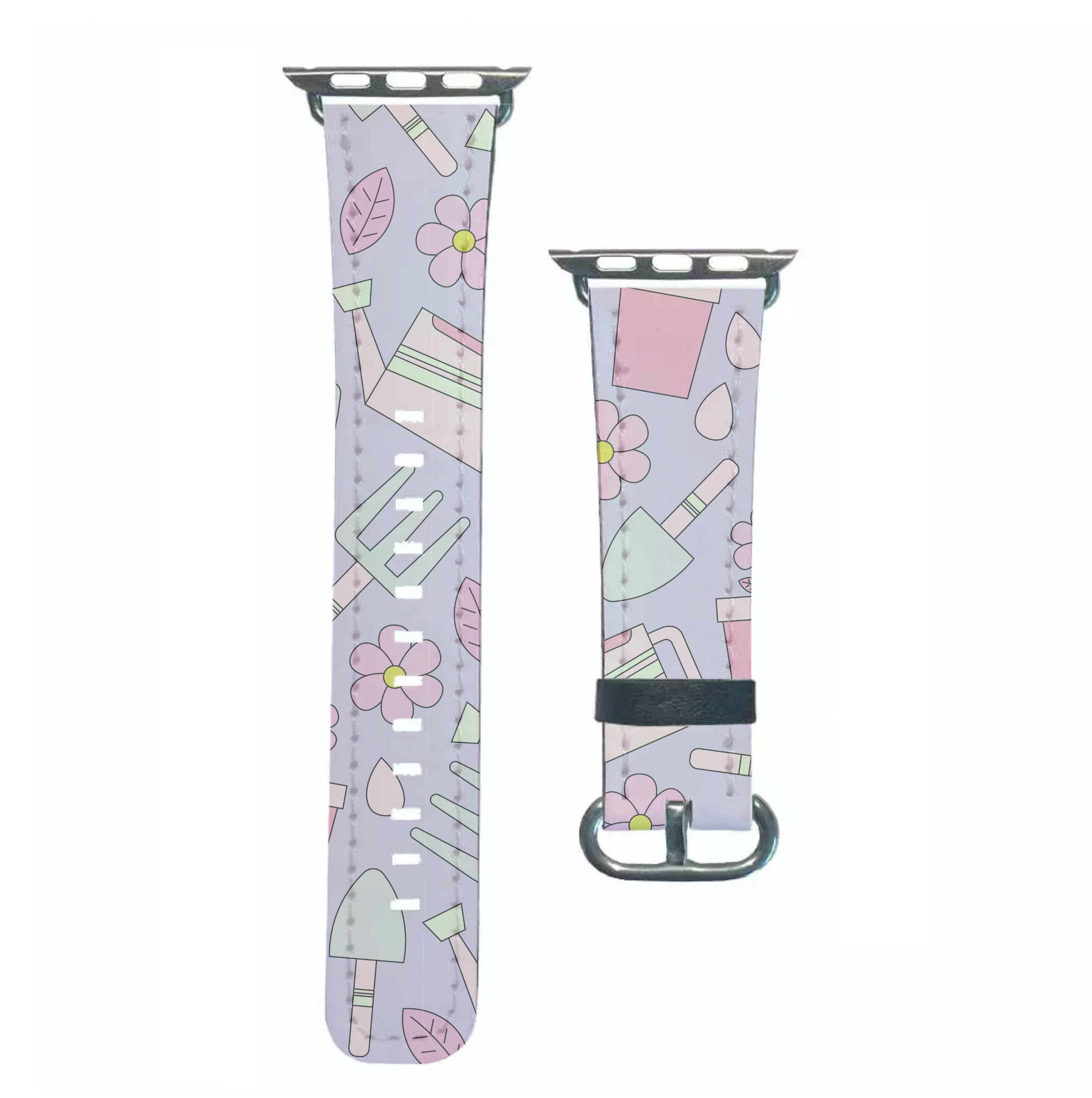 Gardening Tools - Spring Patterns Apple Watch Strap