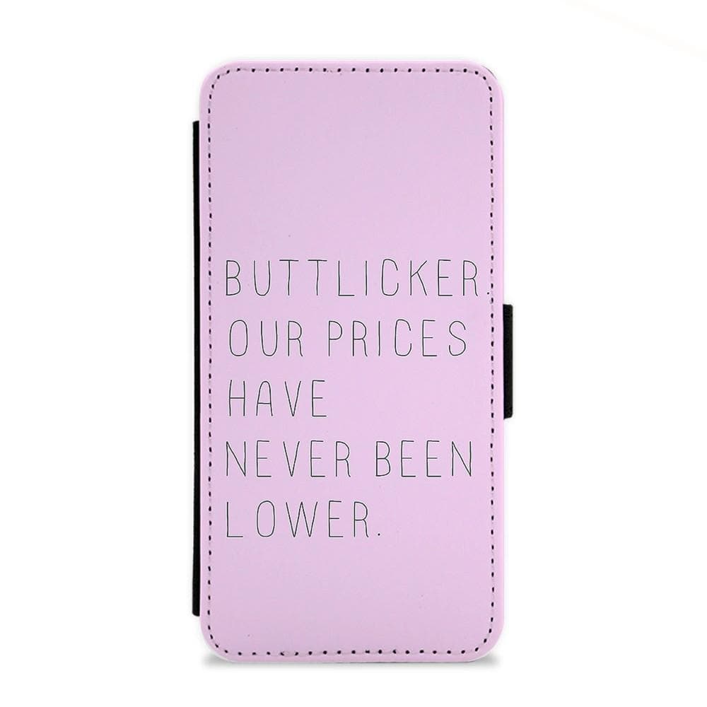 Buttlicker, Our Prices Have Never Been Lower - The Office Flip Wallet Phone Case - Fun Cases