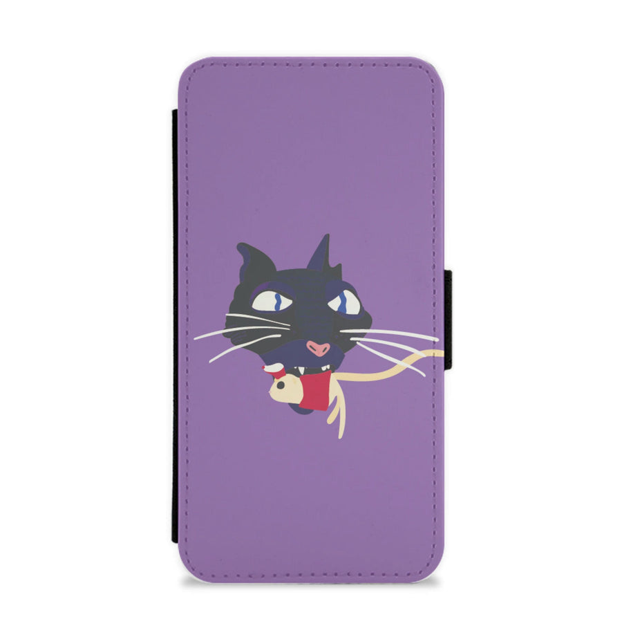Mouse Eating - Coraline Flip / Wallet Phone Case