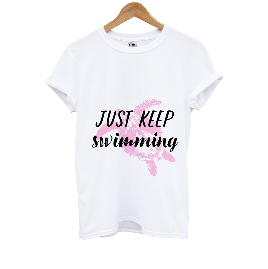 Just Keep Swimming - Summer Kids T-Shirt