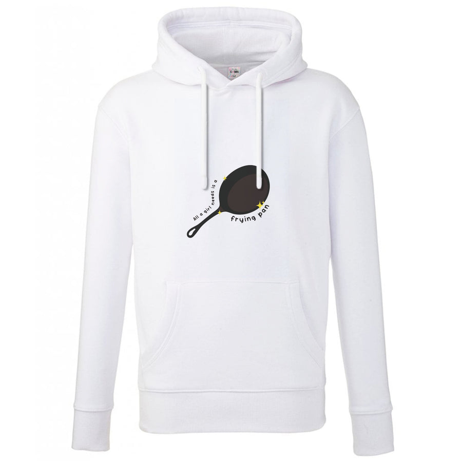 All A Girl Needs Is A Frying Pan - Tangled Hoodie