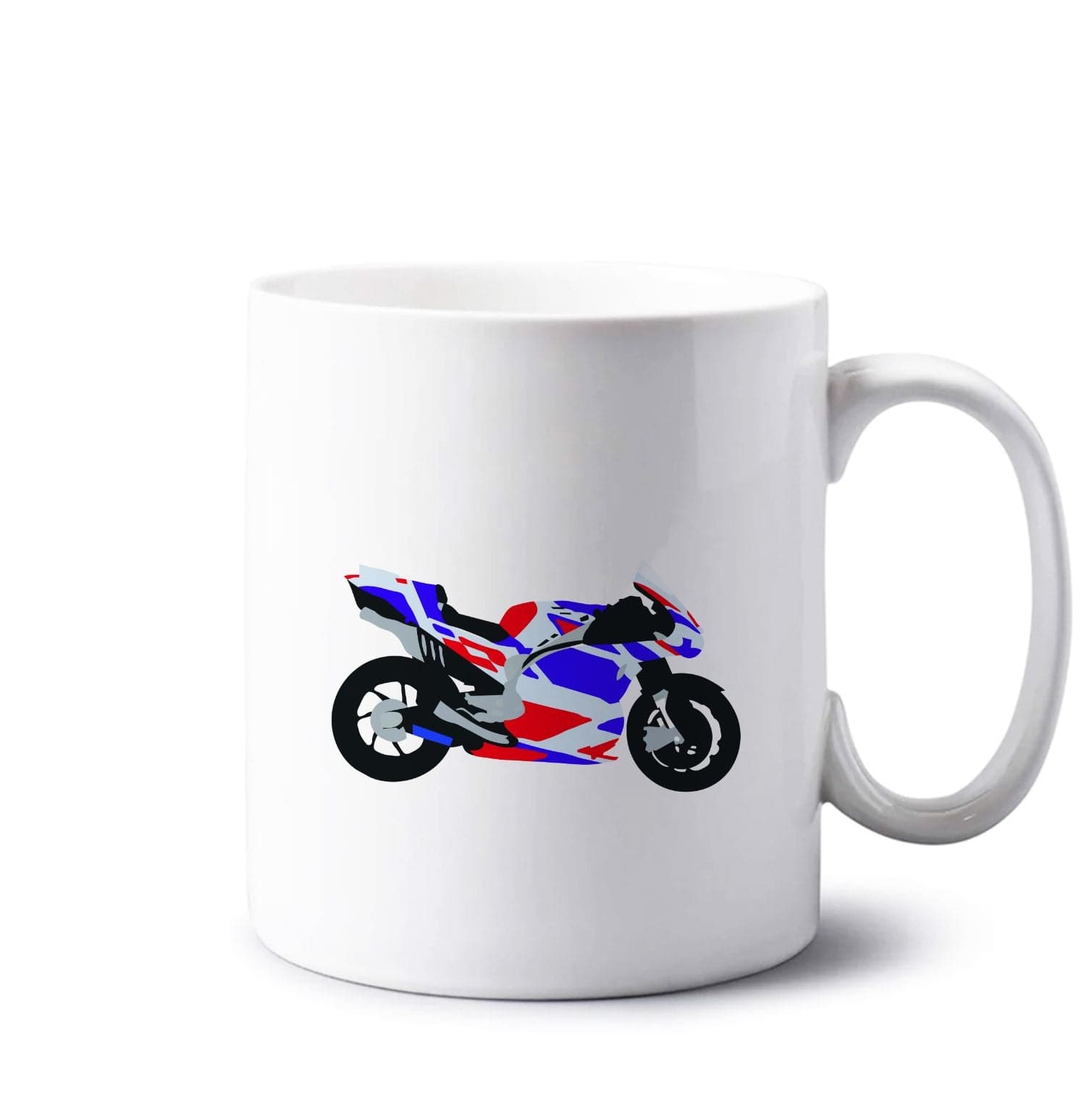 Red And Purple Motorbike - Motorbike Mug