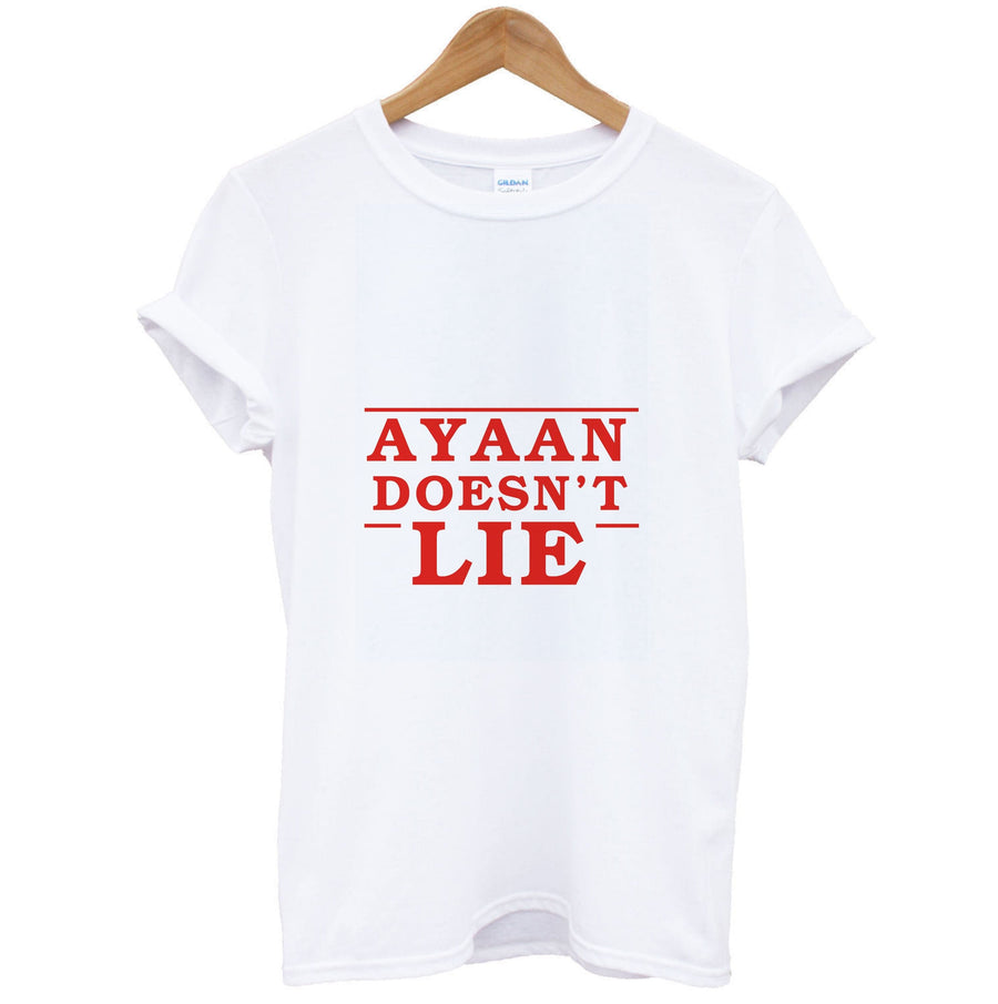Doesn't Lie - Personalised Stranger Things T-Shirt