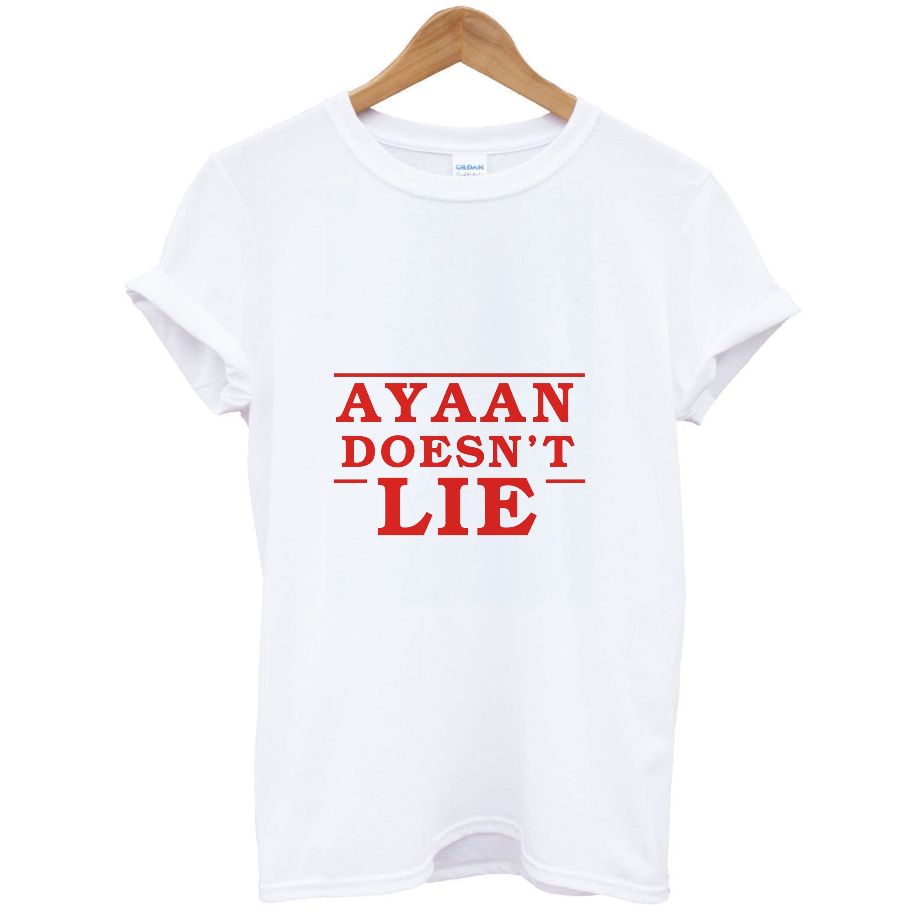 Doesn't Lie - Personalised Stranger T-Shirt