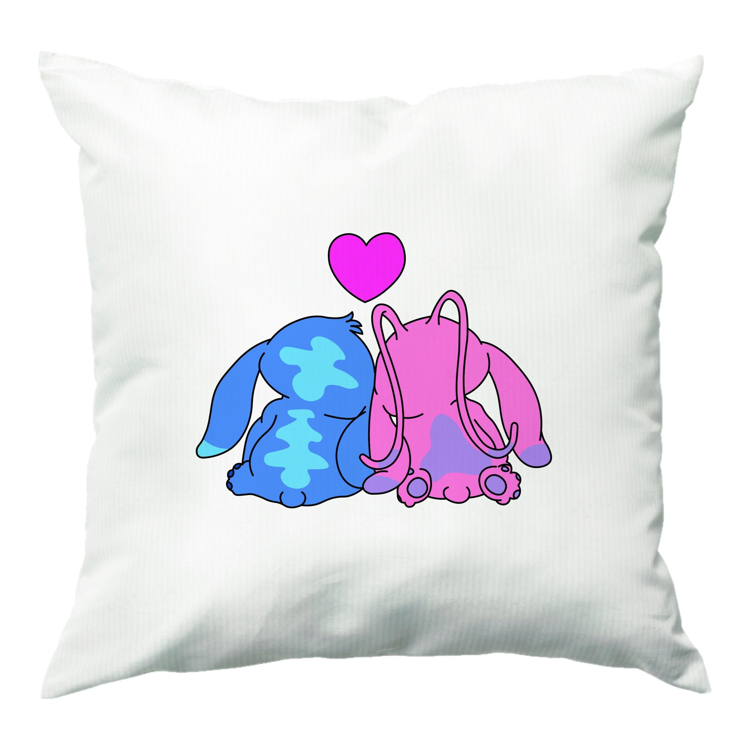 In Love - Pink Alien Cushion