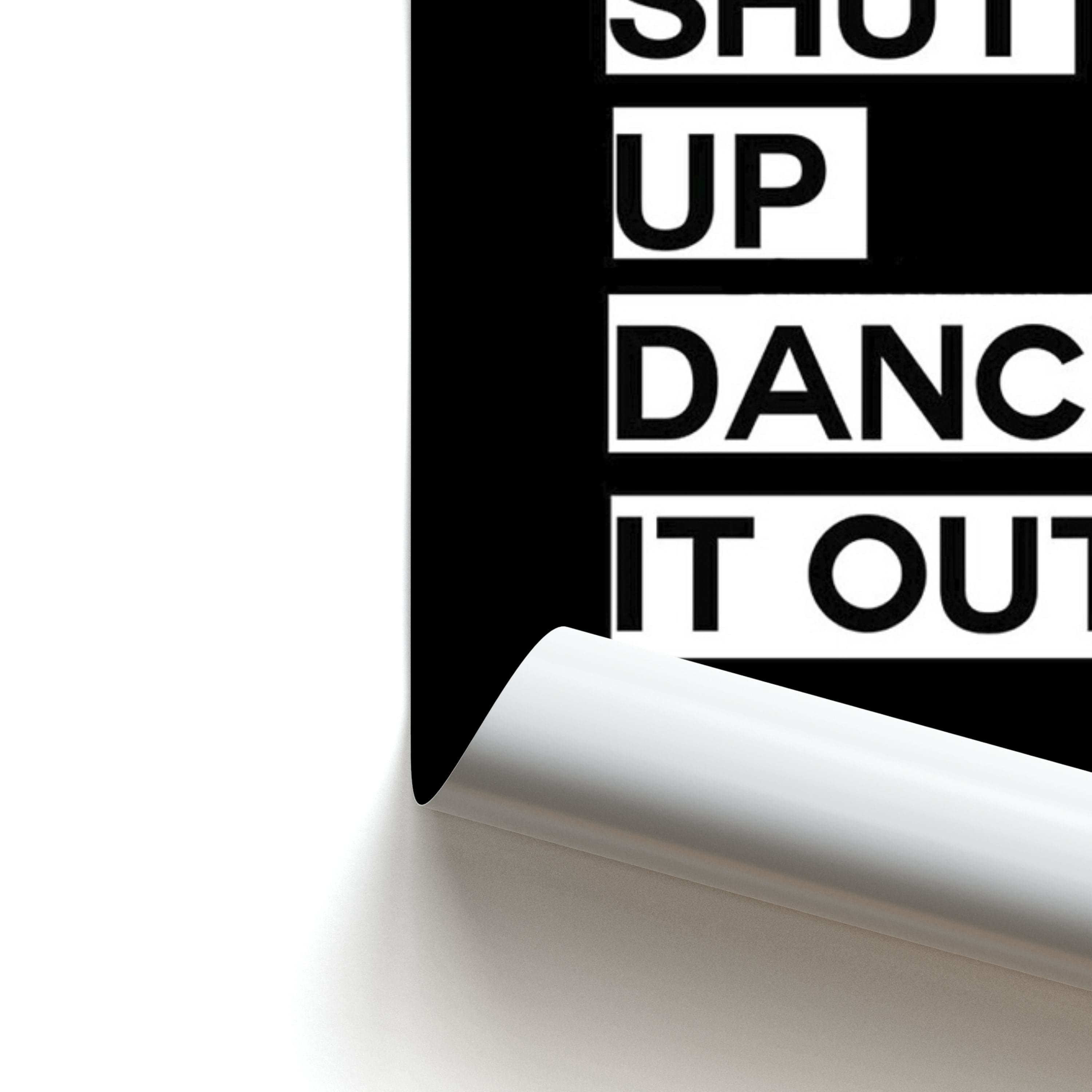 Shut Up Dance It Out - Grey's Poster