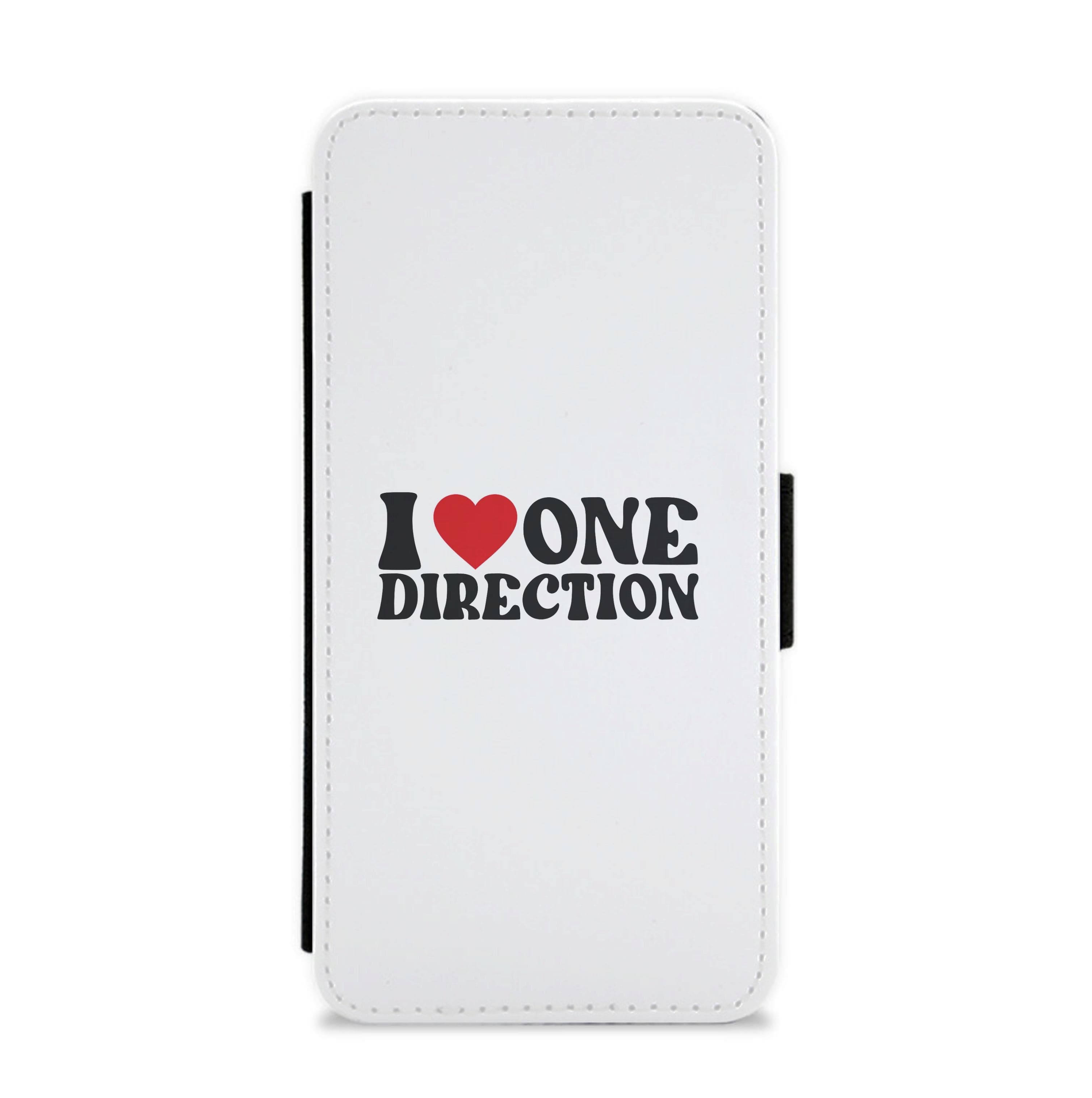 I Love Direction Flip / Wallet Phone Case