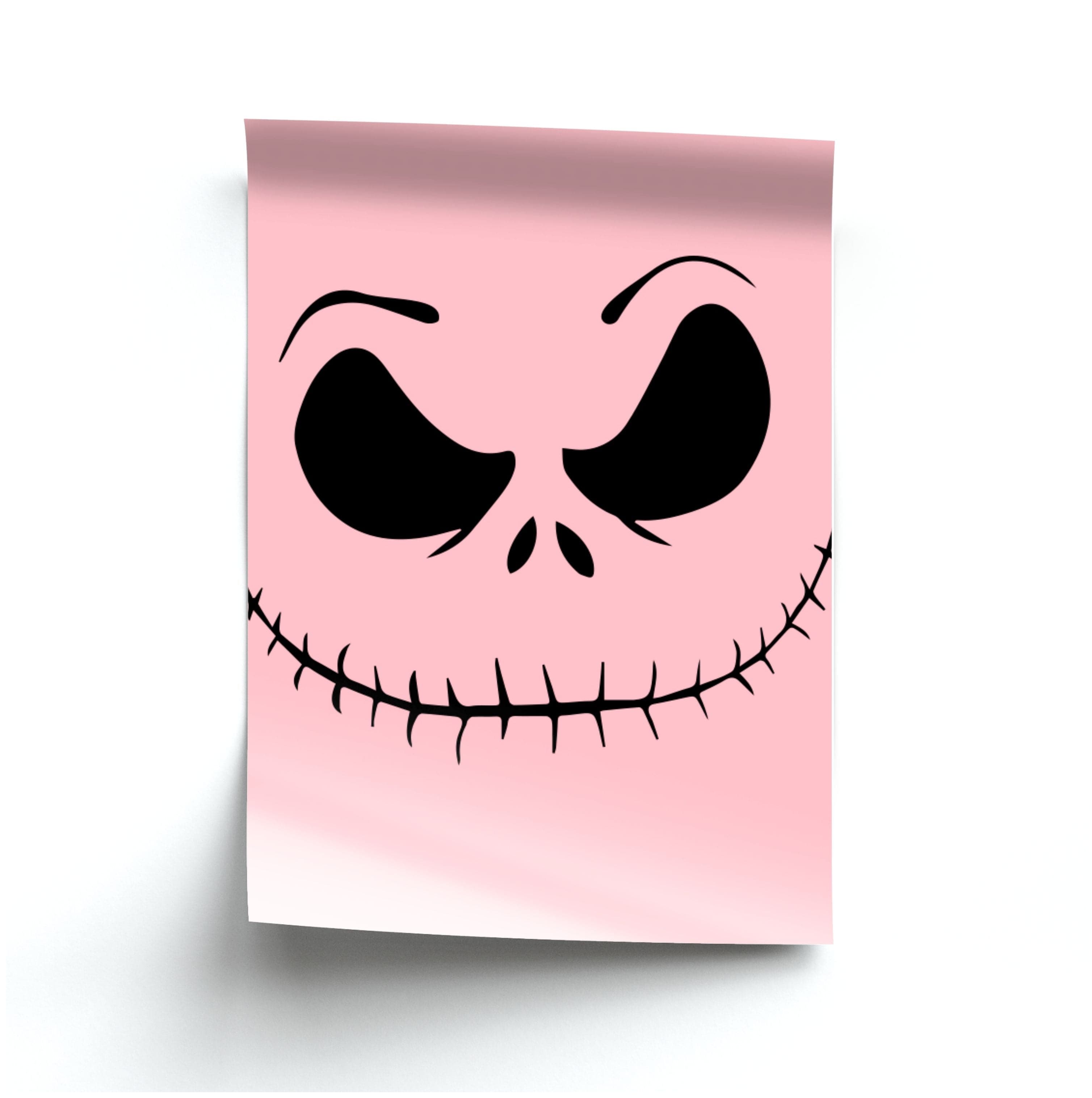 Pink Jack Skeleton Poster