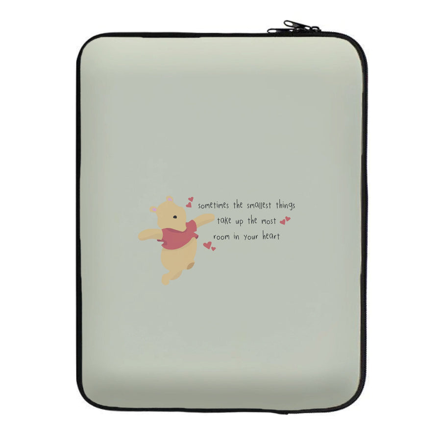 Take Up The Most Room - Winnie The Pooh Laptop Sleeve