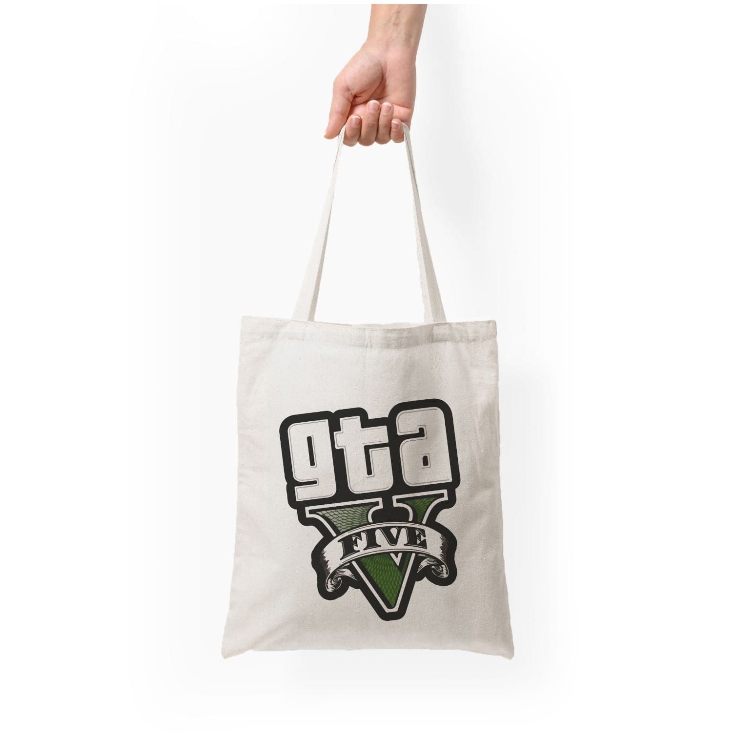 Green Five - Video Game Tote Bag