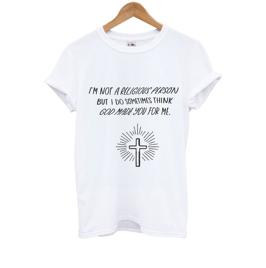 I'm Not A Religious Person - Normal People Kids T-Shirt