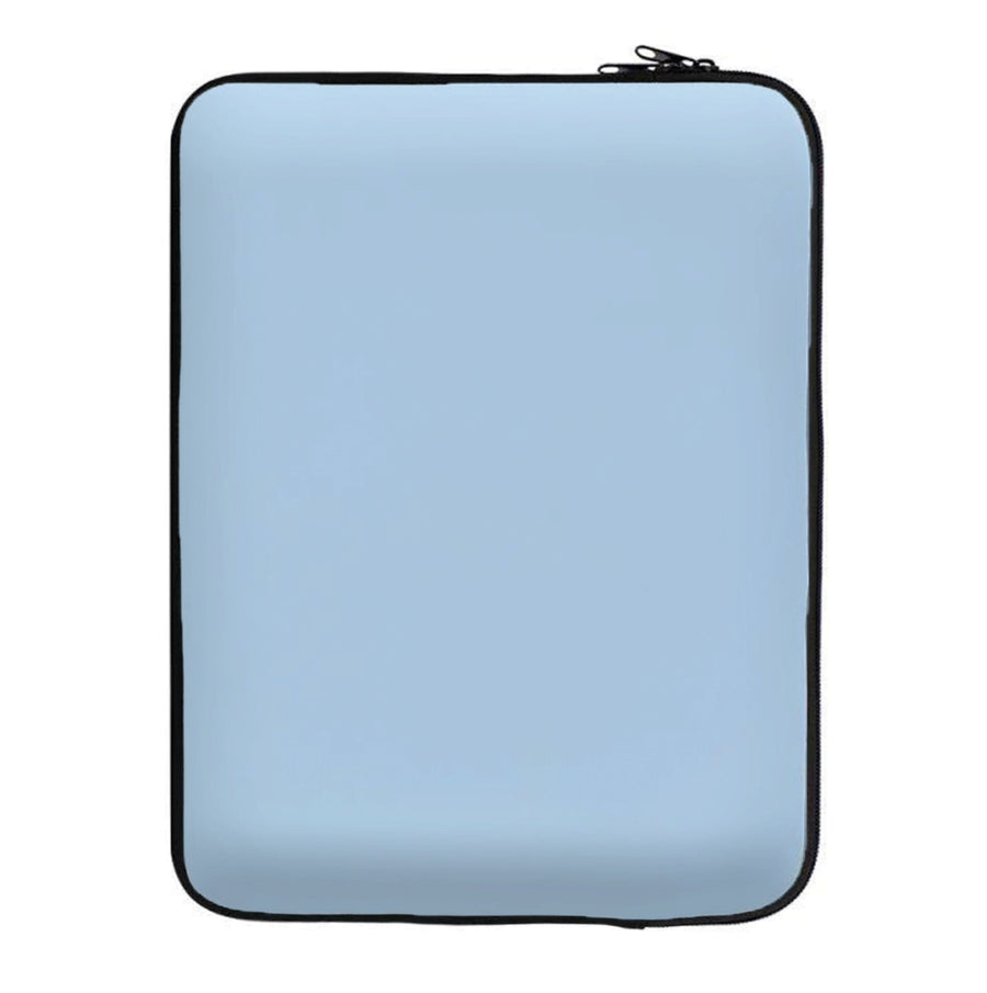 Back To Casics - Pretty Pastels - Plain Blue Laptop Sleeve