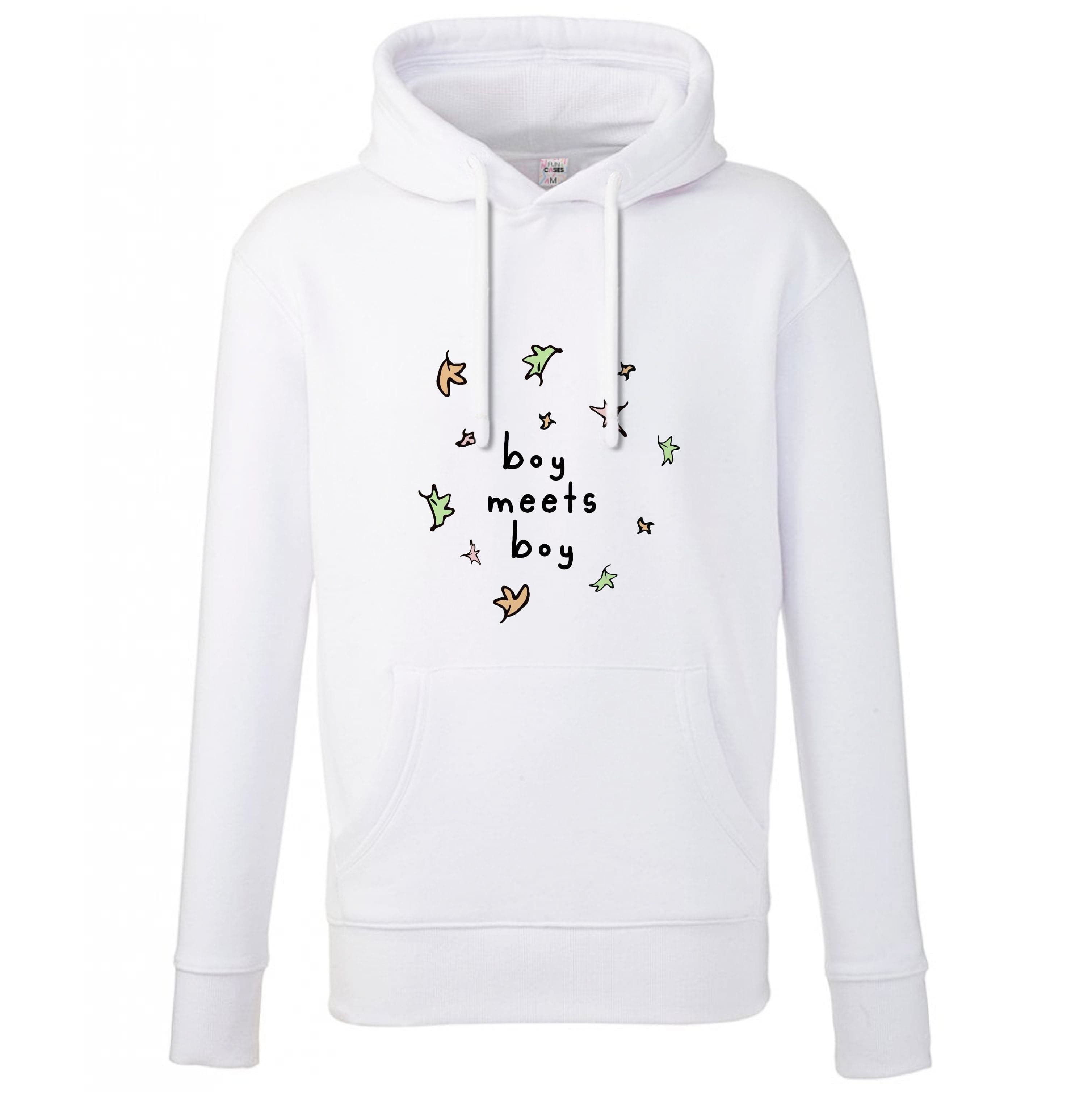 Boy Meets Boy - Heart TV Hoodie