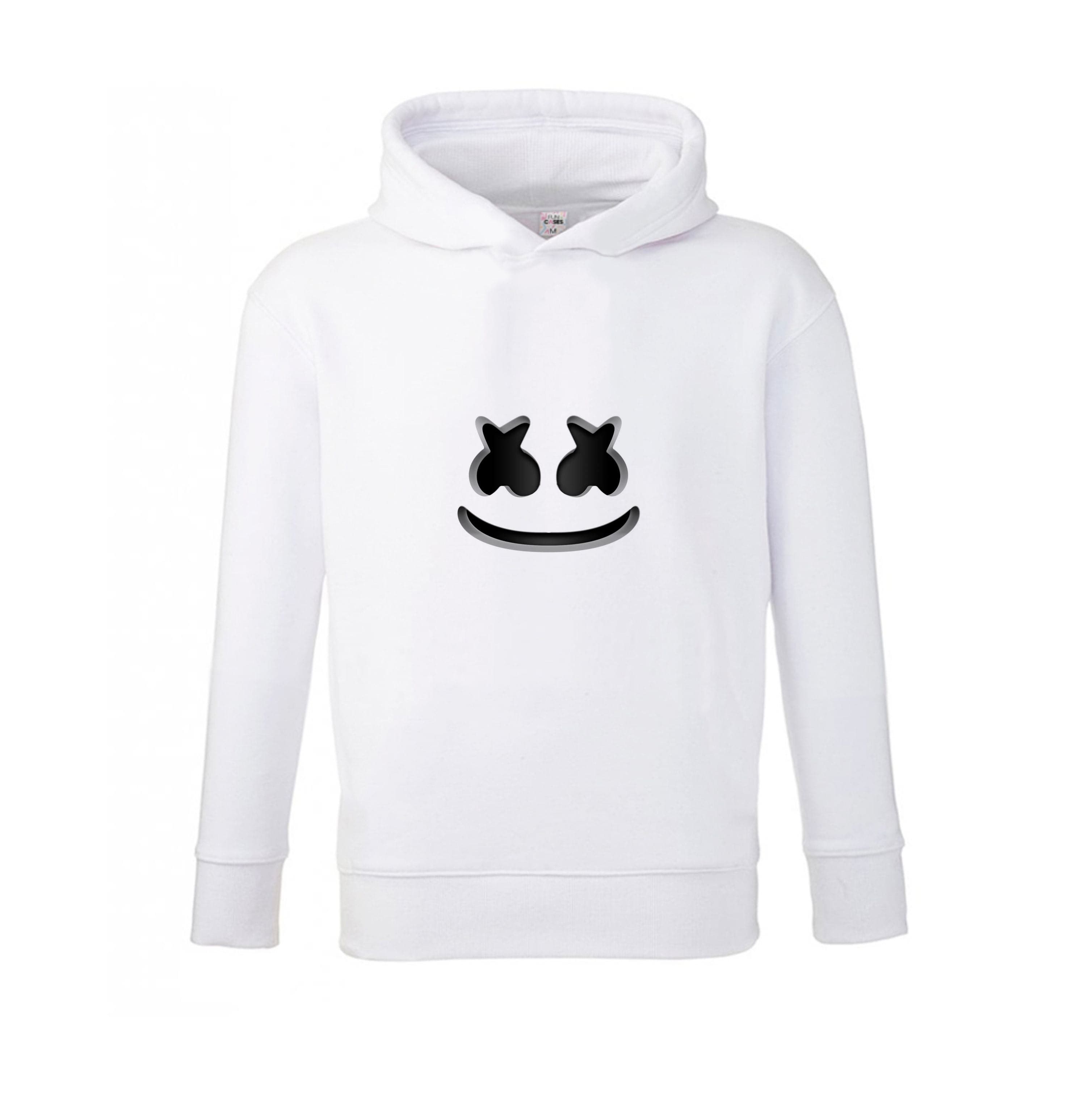 White Helmet DJ Helmet Kids Hoodie