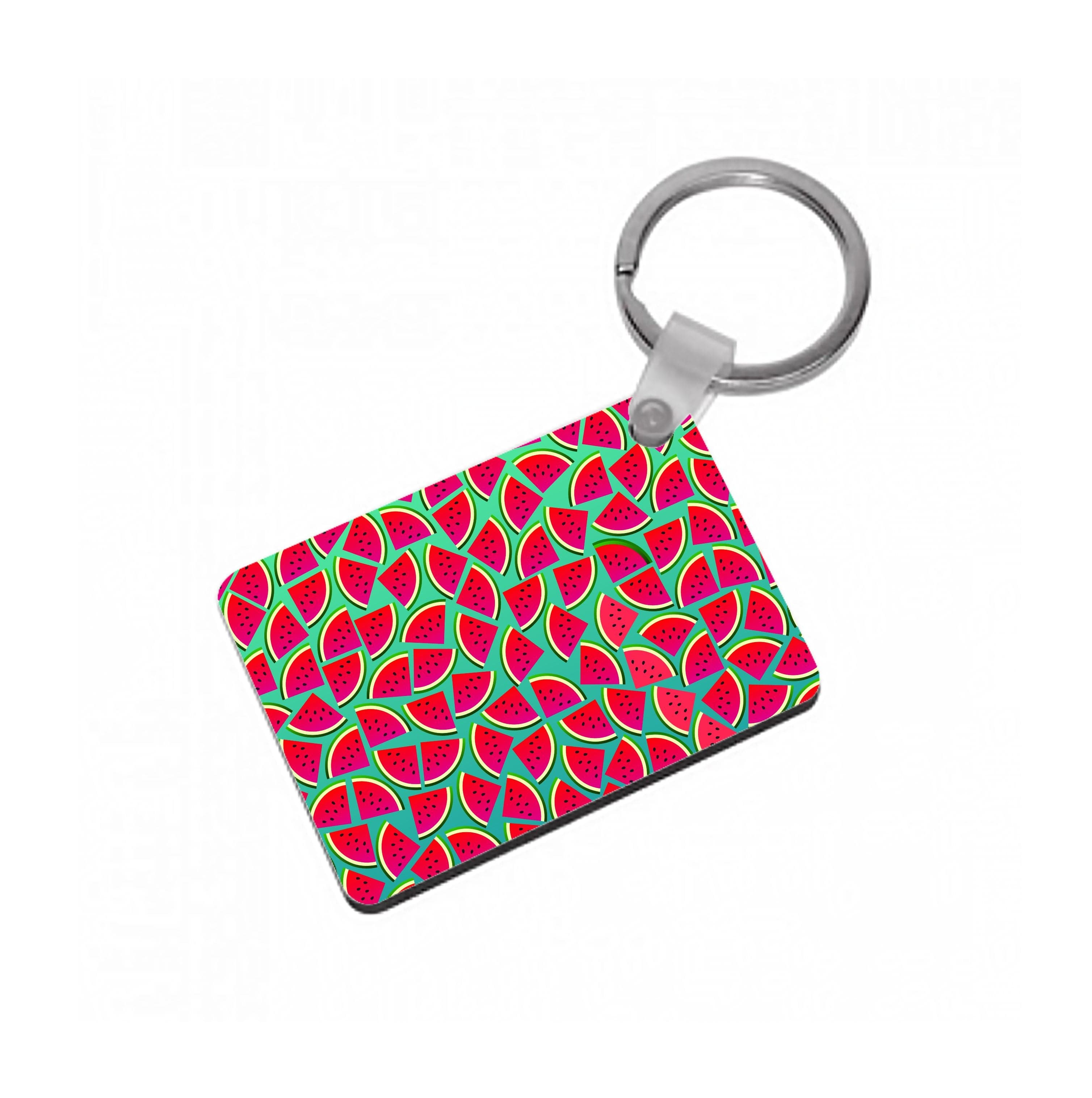 Watermelons - Fruit Patterns Keyring