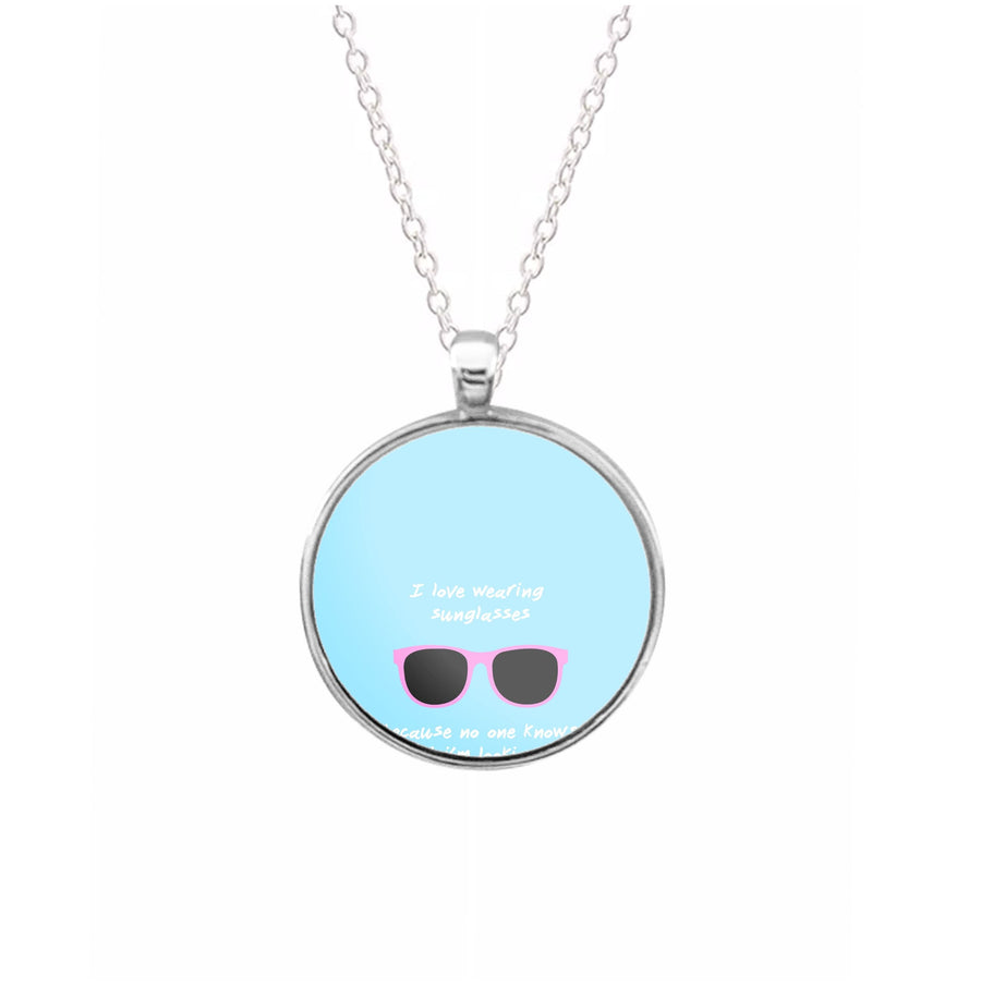 I Love Wearing Sunglasses - Summer Necklace