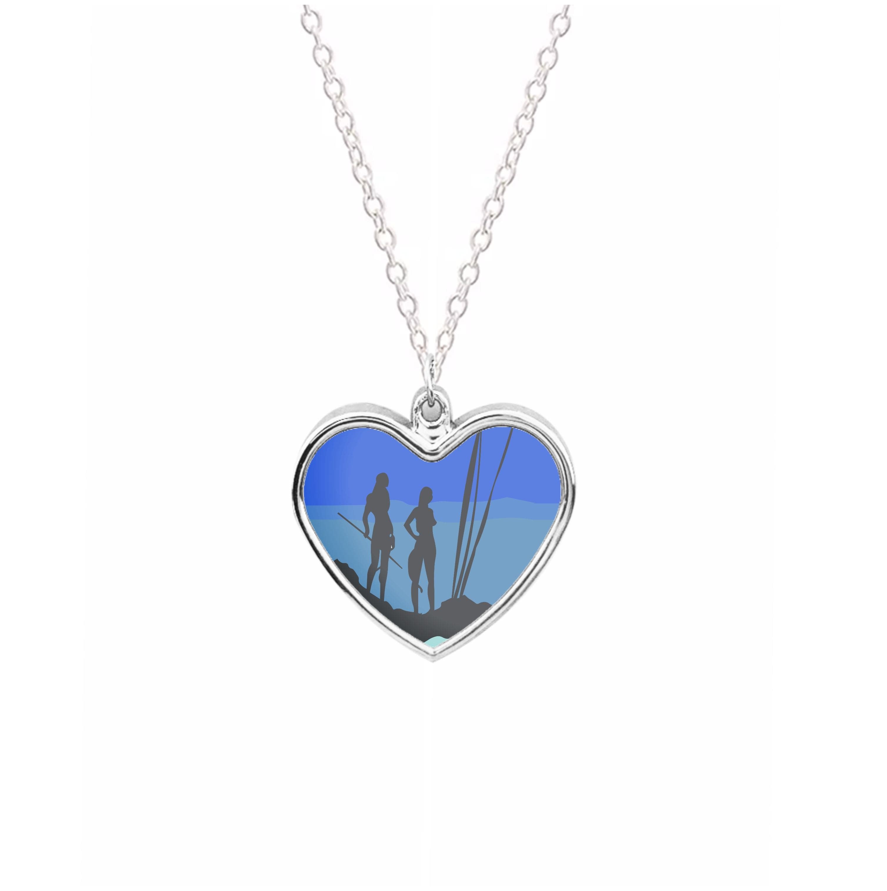 Alien World Outline Necklace