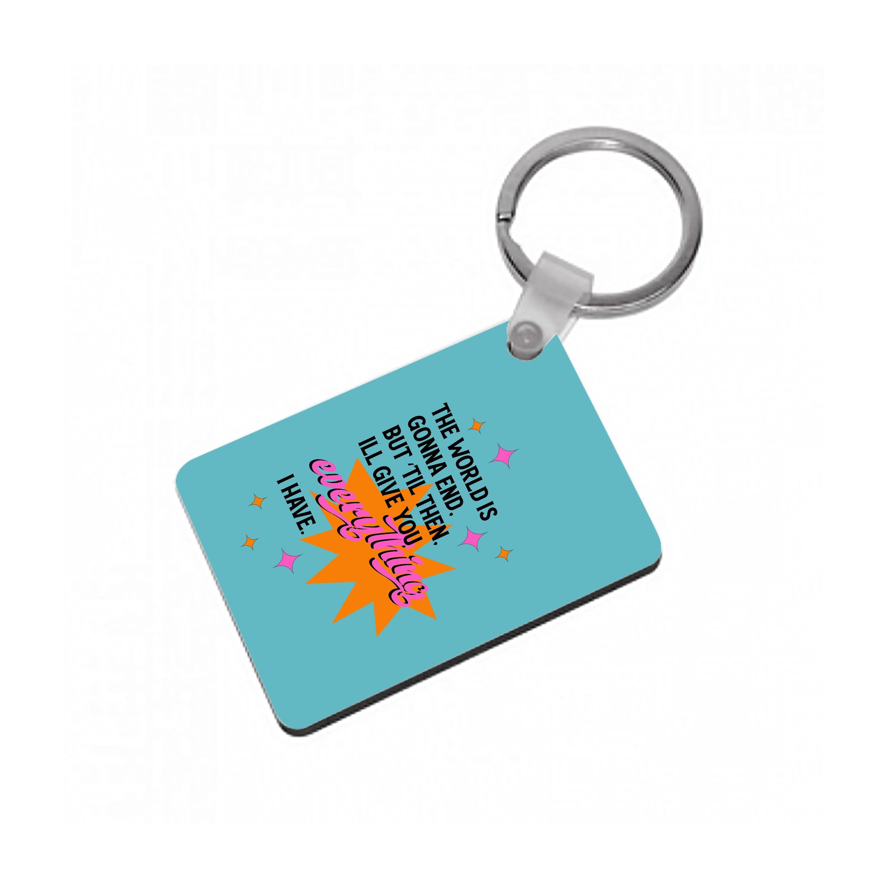 The World Is Gonna End - Fender Keyring