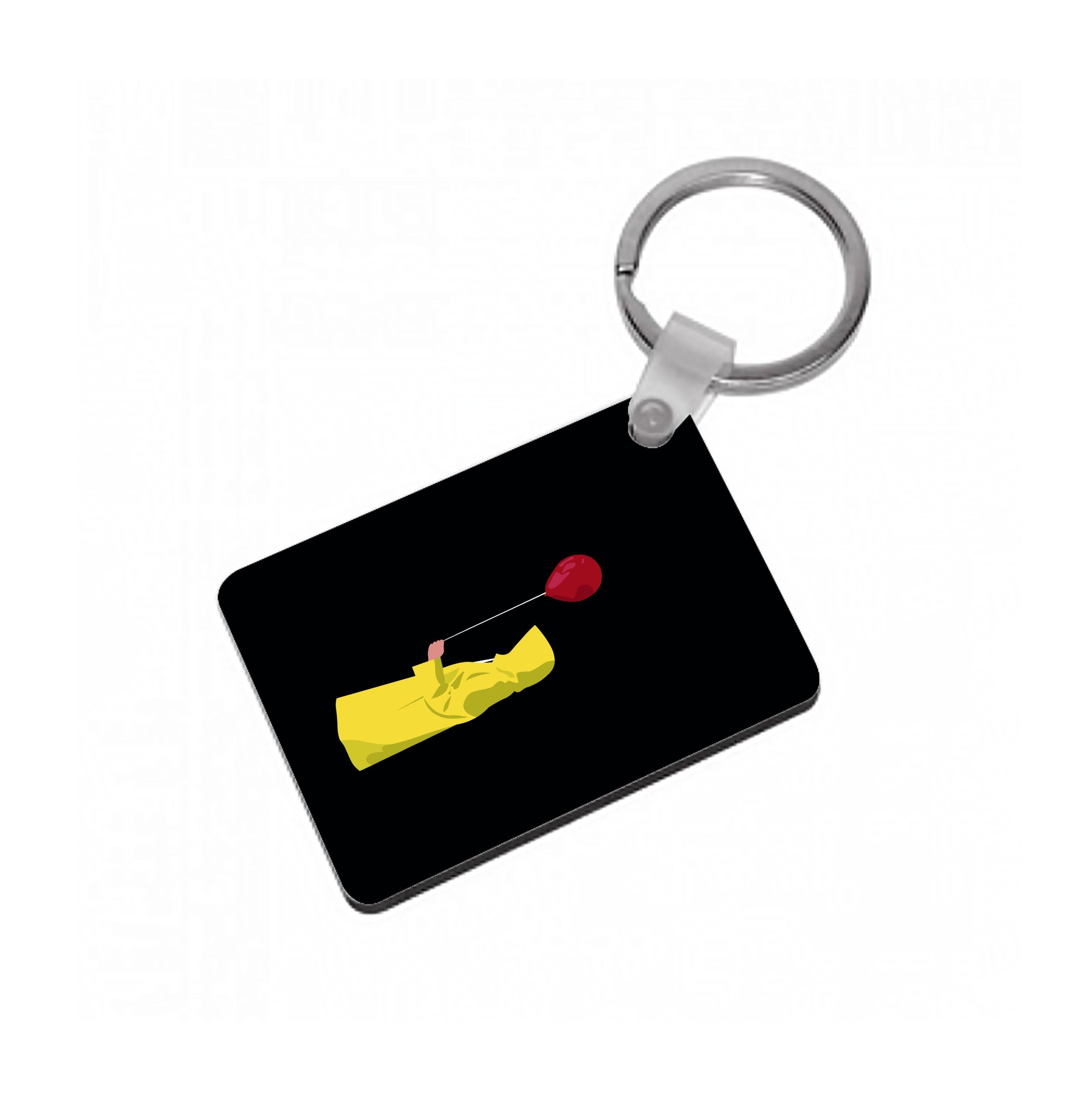 Holding Balloon - Clown Keyring