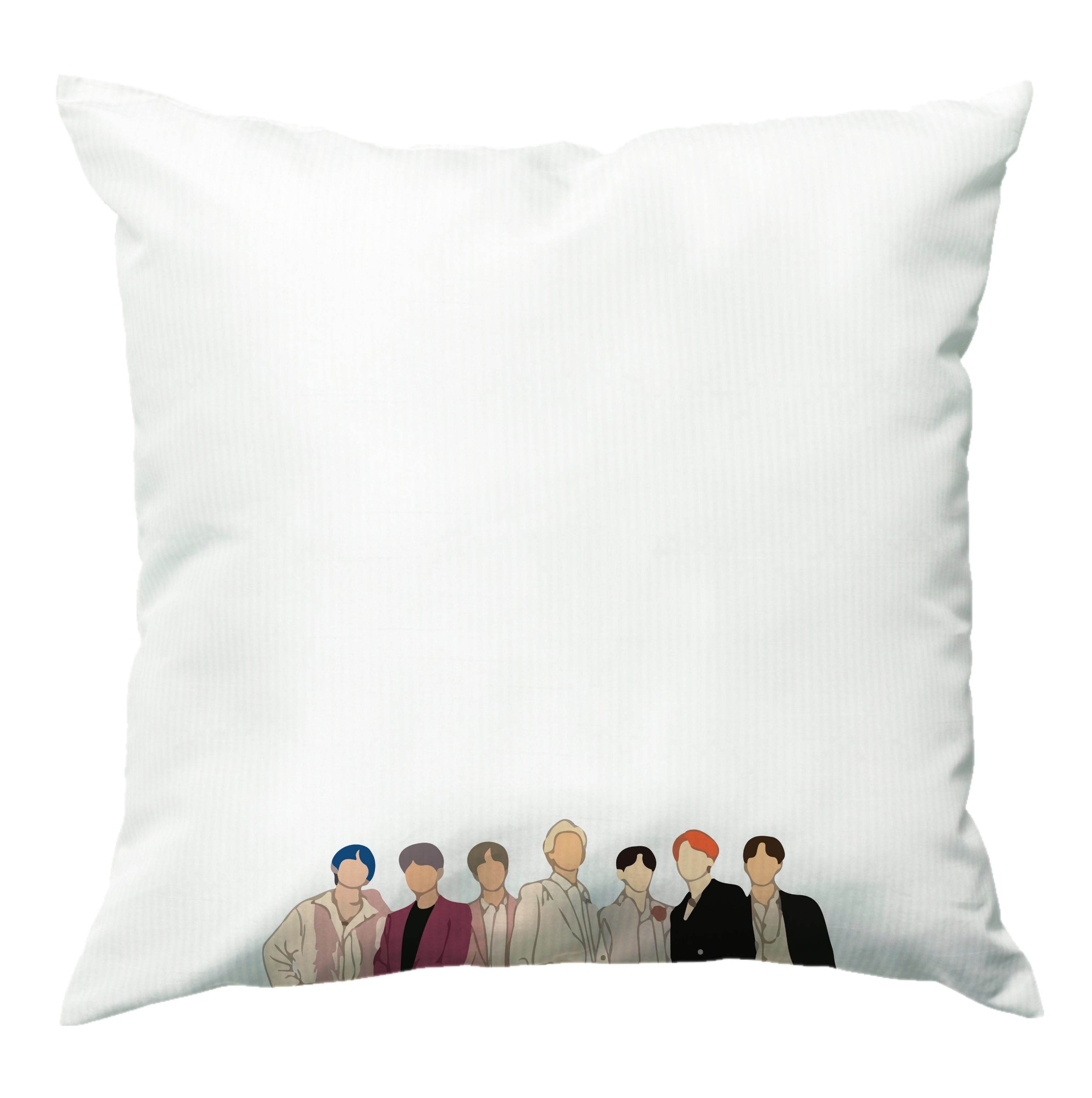 Faceless K-Pop Band Band Cushion