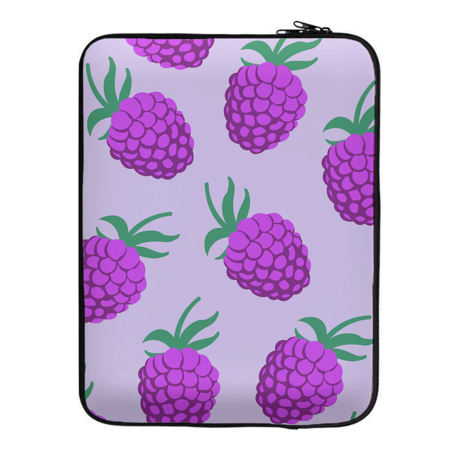 Rasberries - Fruit Patterns Laptop Sleeve