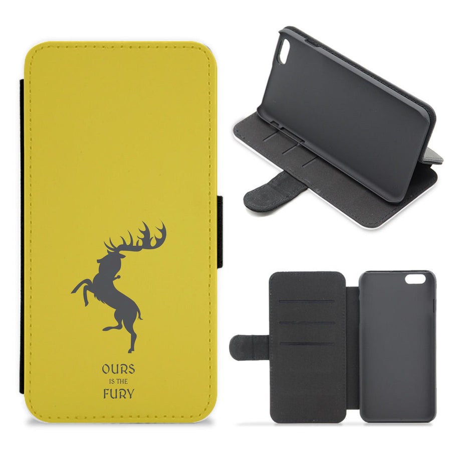 Ours Is The Fury - Game Of Thrones Flip / Wallet Phone Case