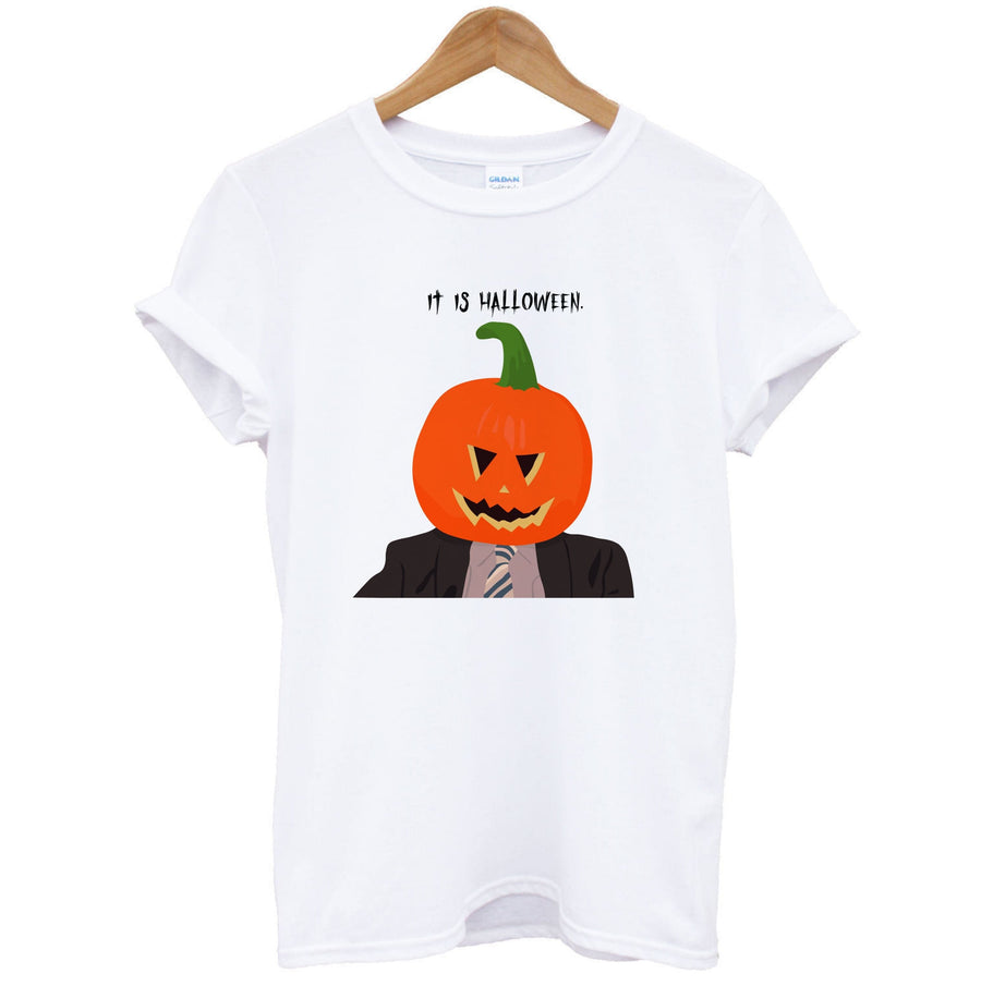 Pumpkin Dwight The Office - Halloween Specials T-Shirt