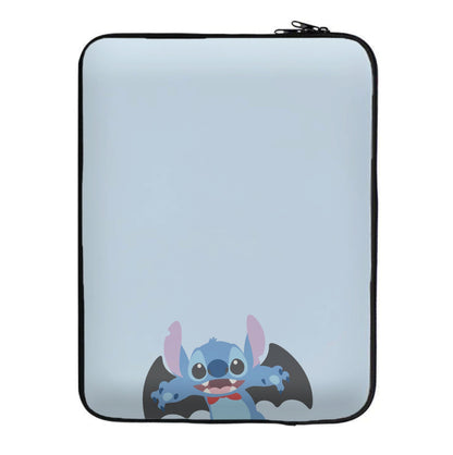 Vampire Alien Blue Halloween Laptop Sleeve