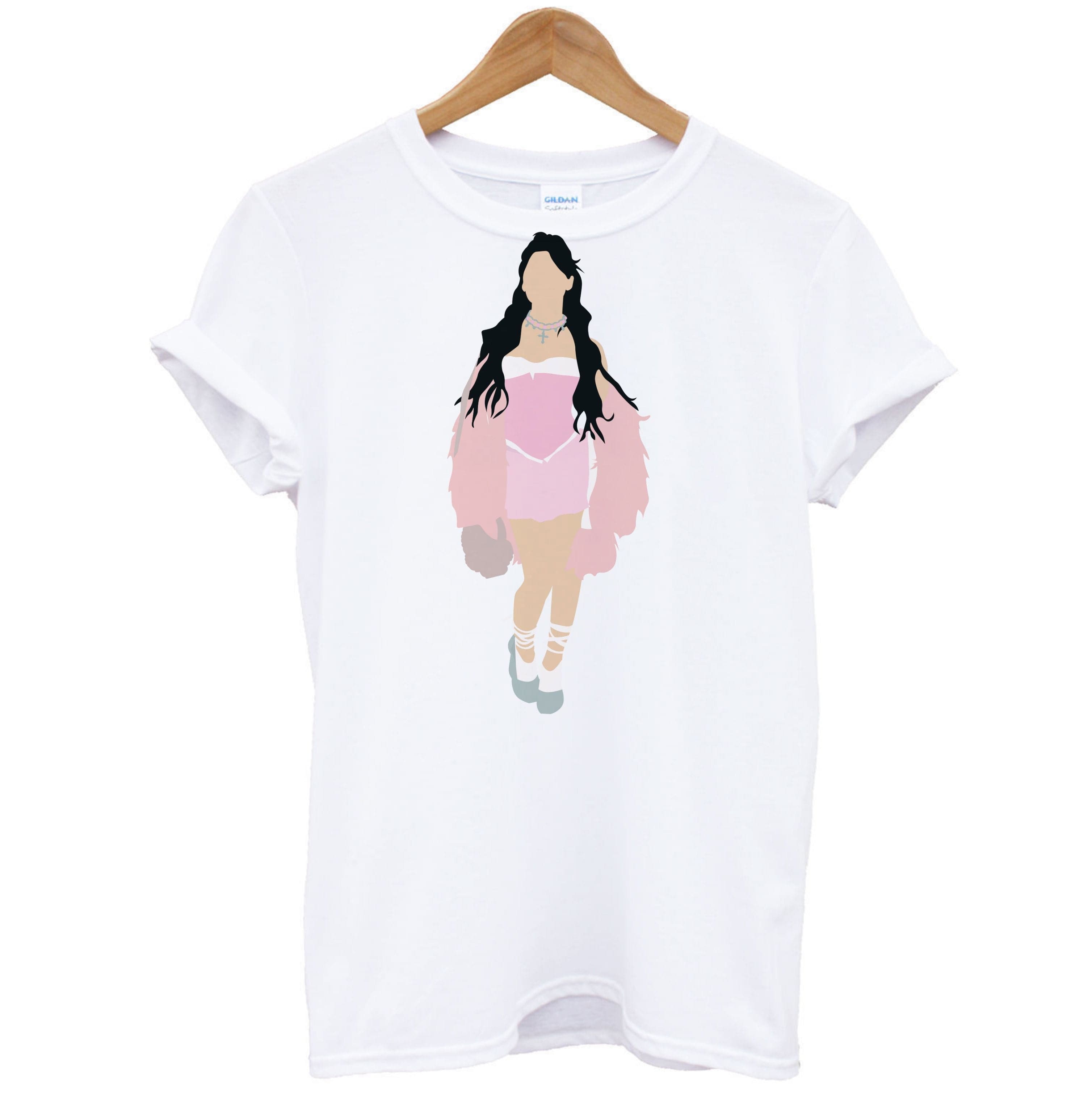 Pink Dress - Nessat T-Shirt