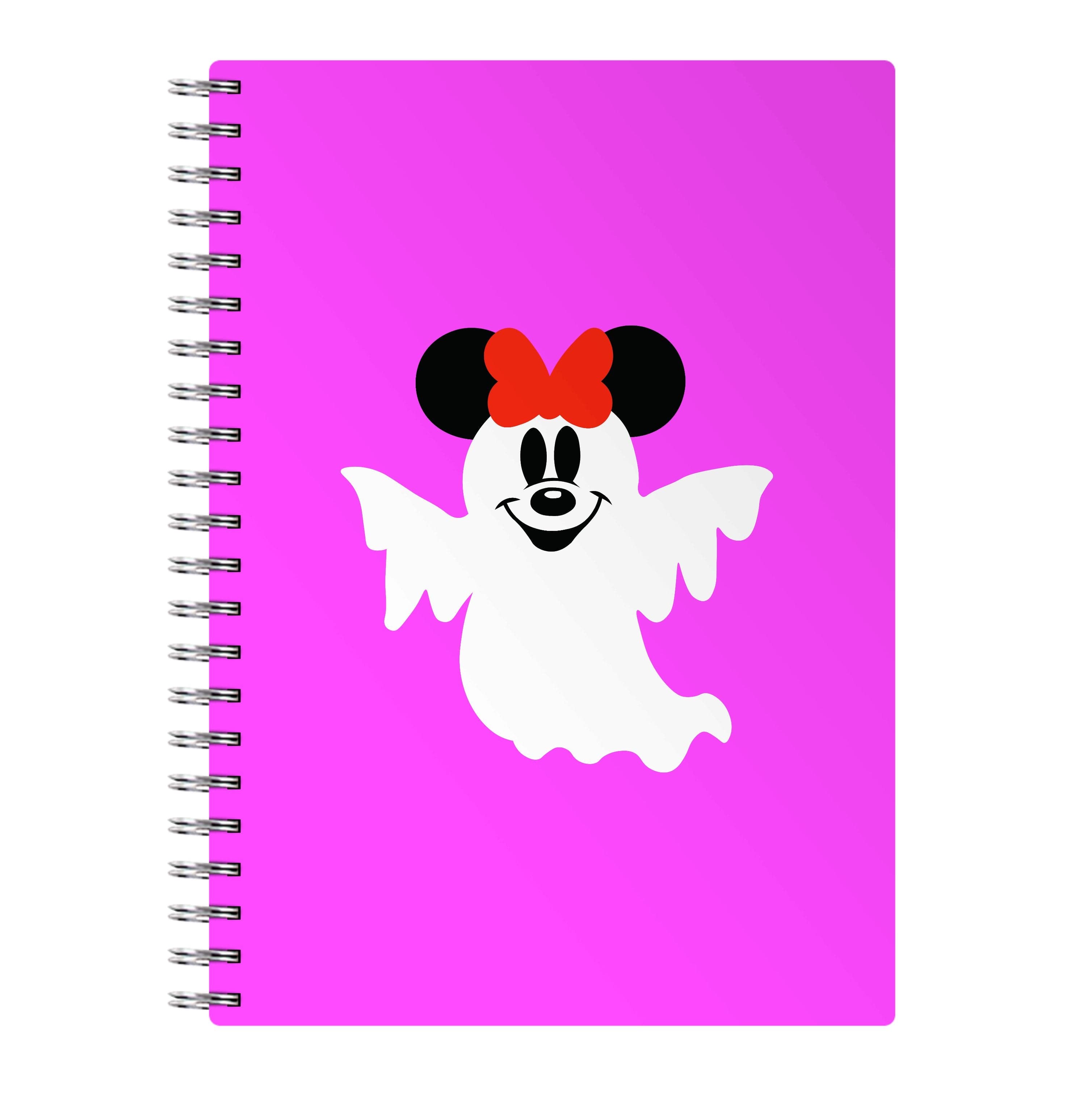 Female Mouse Ghost Halloween Notebook