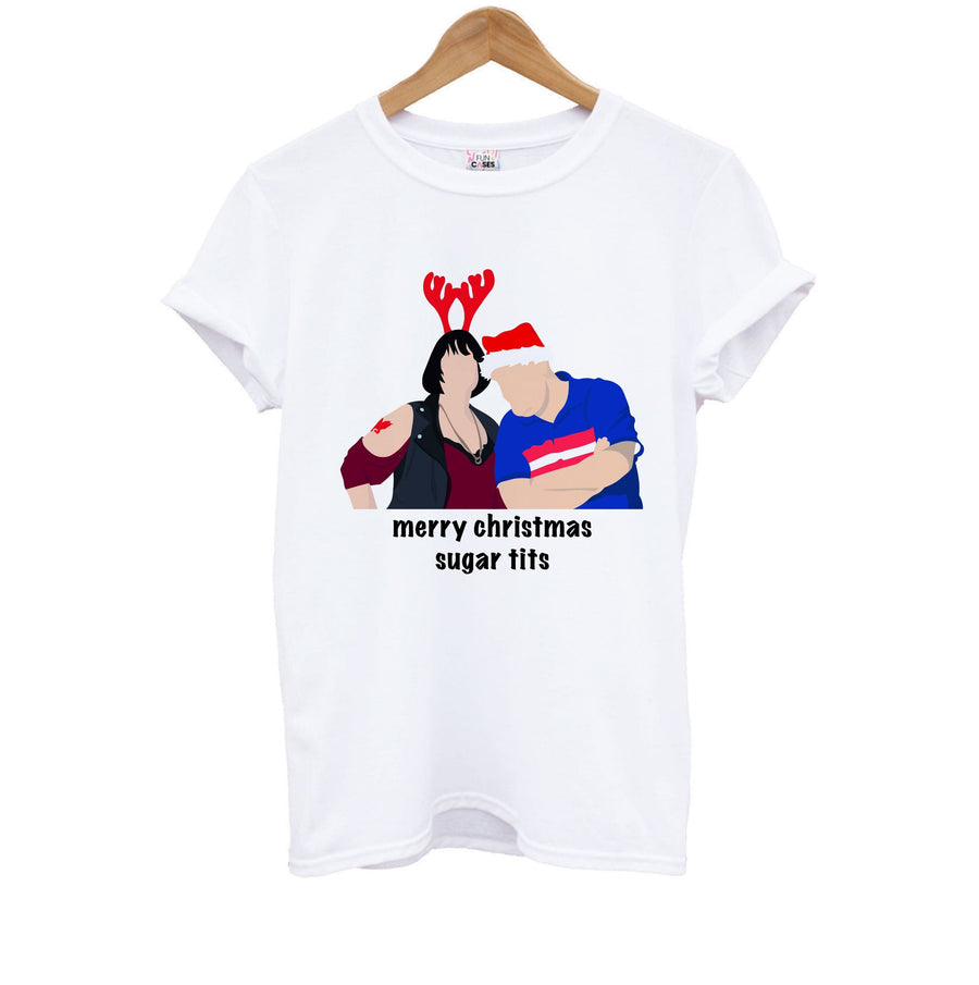 Merry Christmas Sugar Tits - Gavin And Stacey Kids T-Shirt