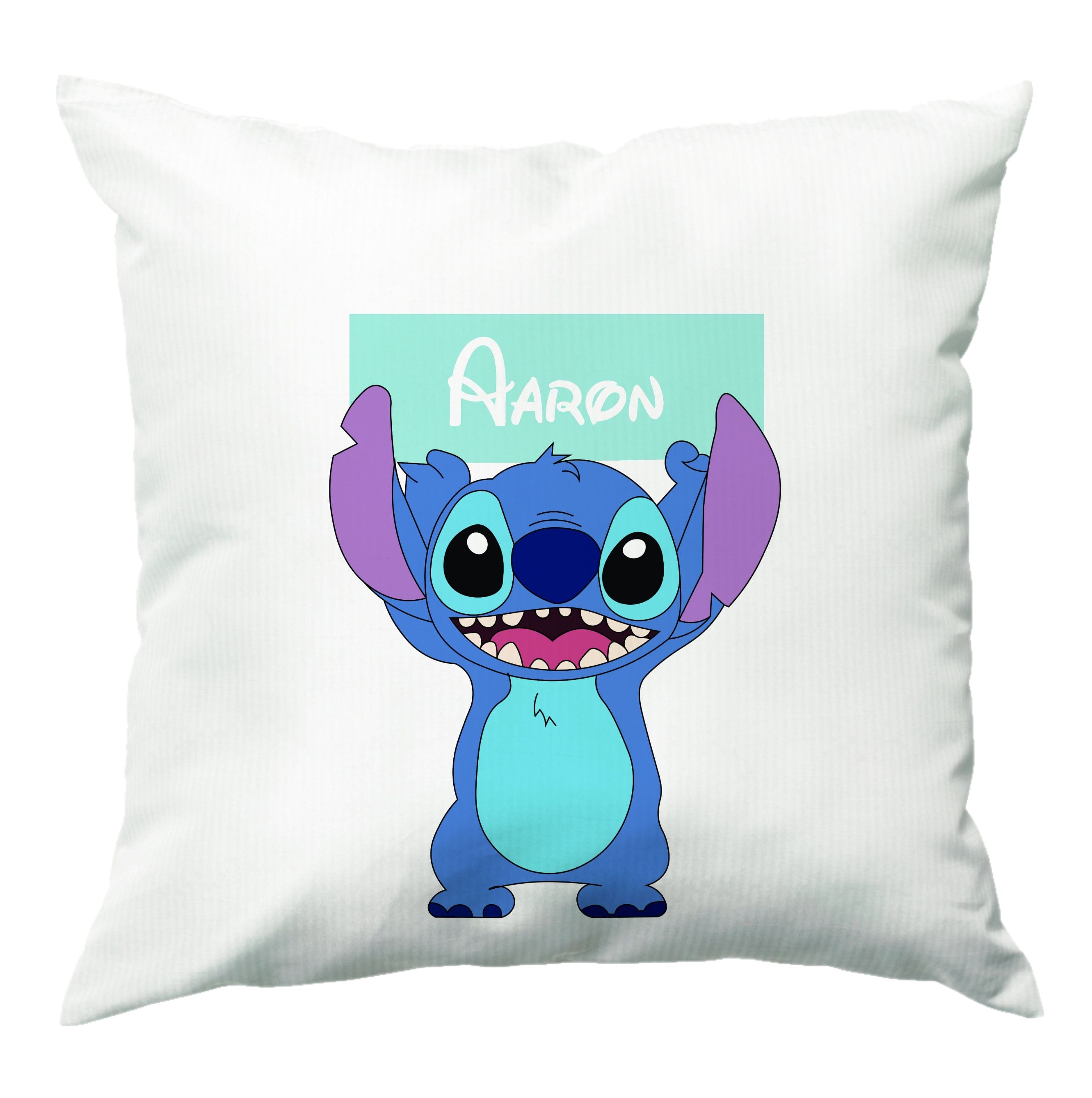 Standing Blue Alien - Personalised Disney Cushion