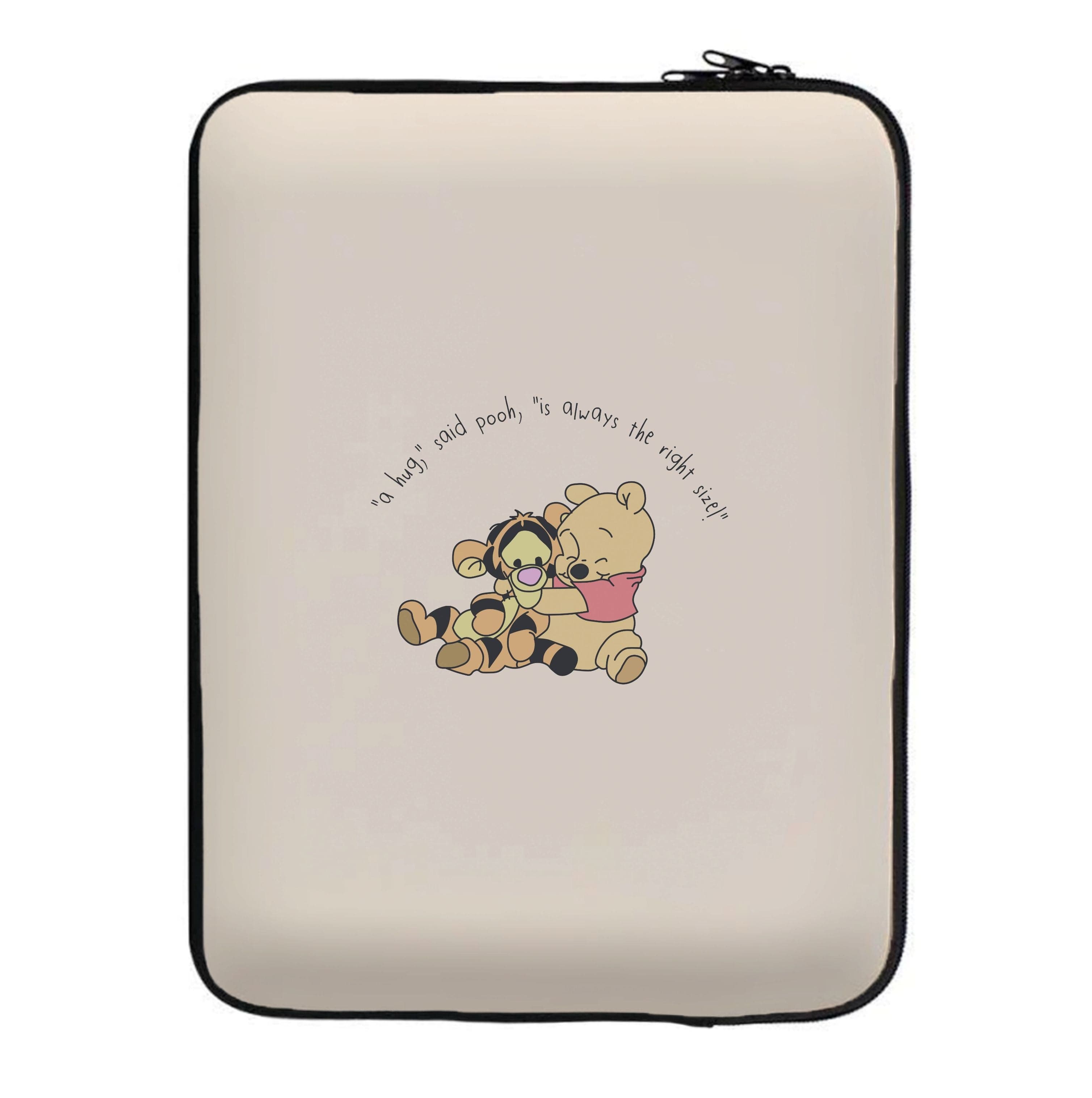 A Hug Said Pooh - Winnie Laptop Sleeve