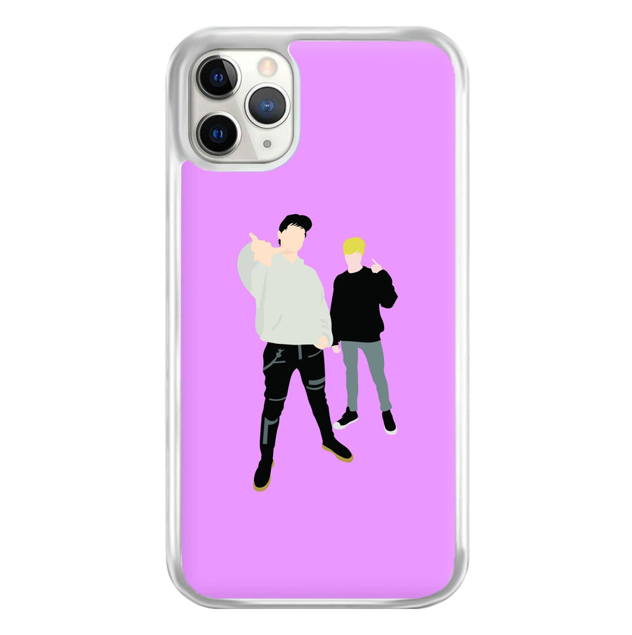 Standing - Sam And Colby Phone Case