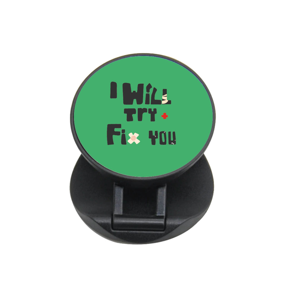 I Will Try To Fix You - Green Coldplay FunGrip