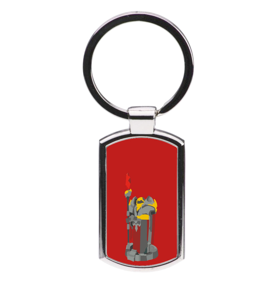 Turret Red - League Of Legends Luxury Keyring