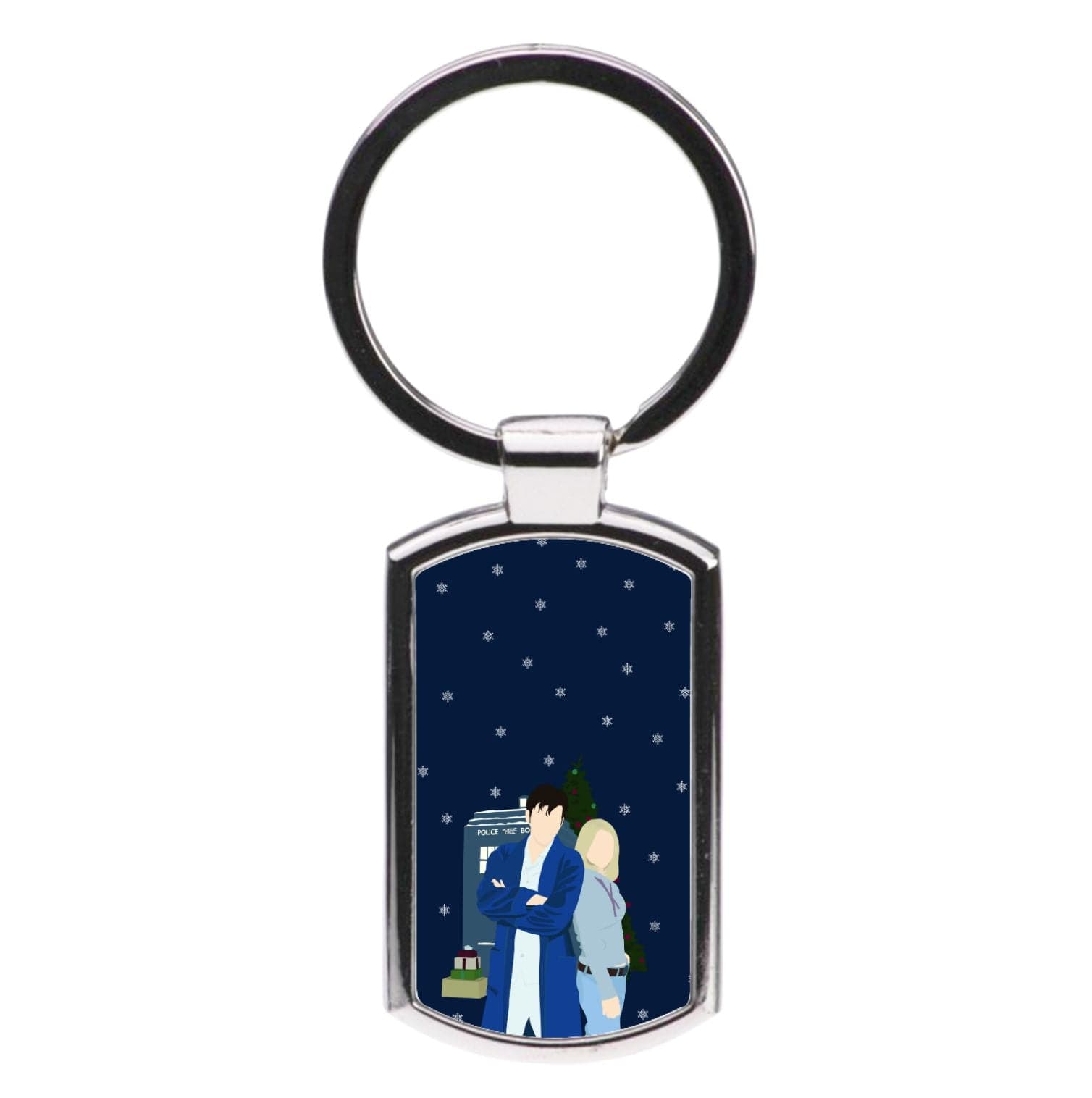 Rose And The Doctor Luxury Keyring