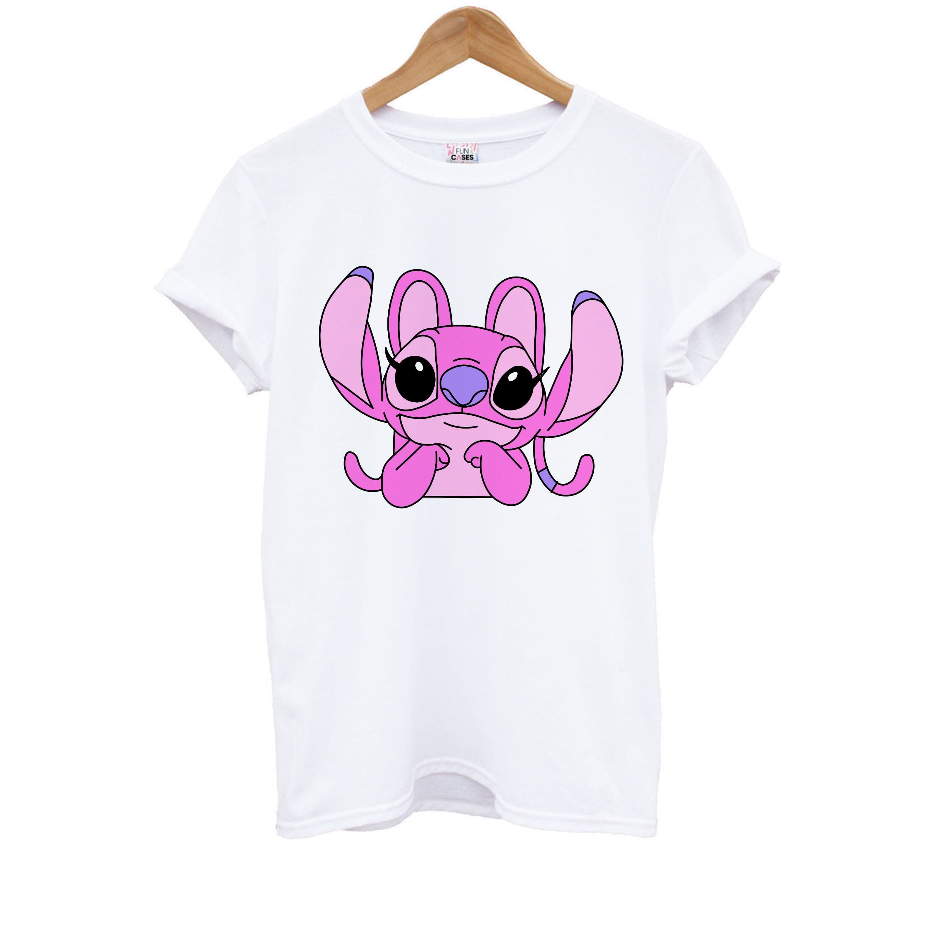 Gazing - Pink Alien Kids T-Shirt