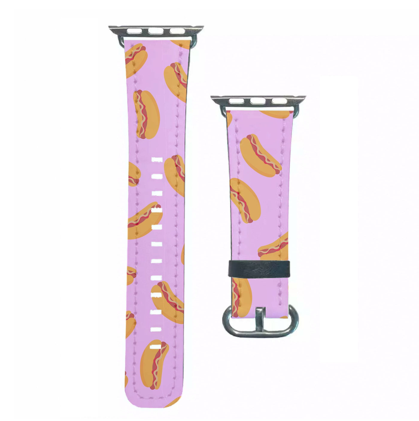 Hot Dogs - Fast Food Patterns Apple Watch Strap