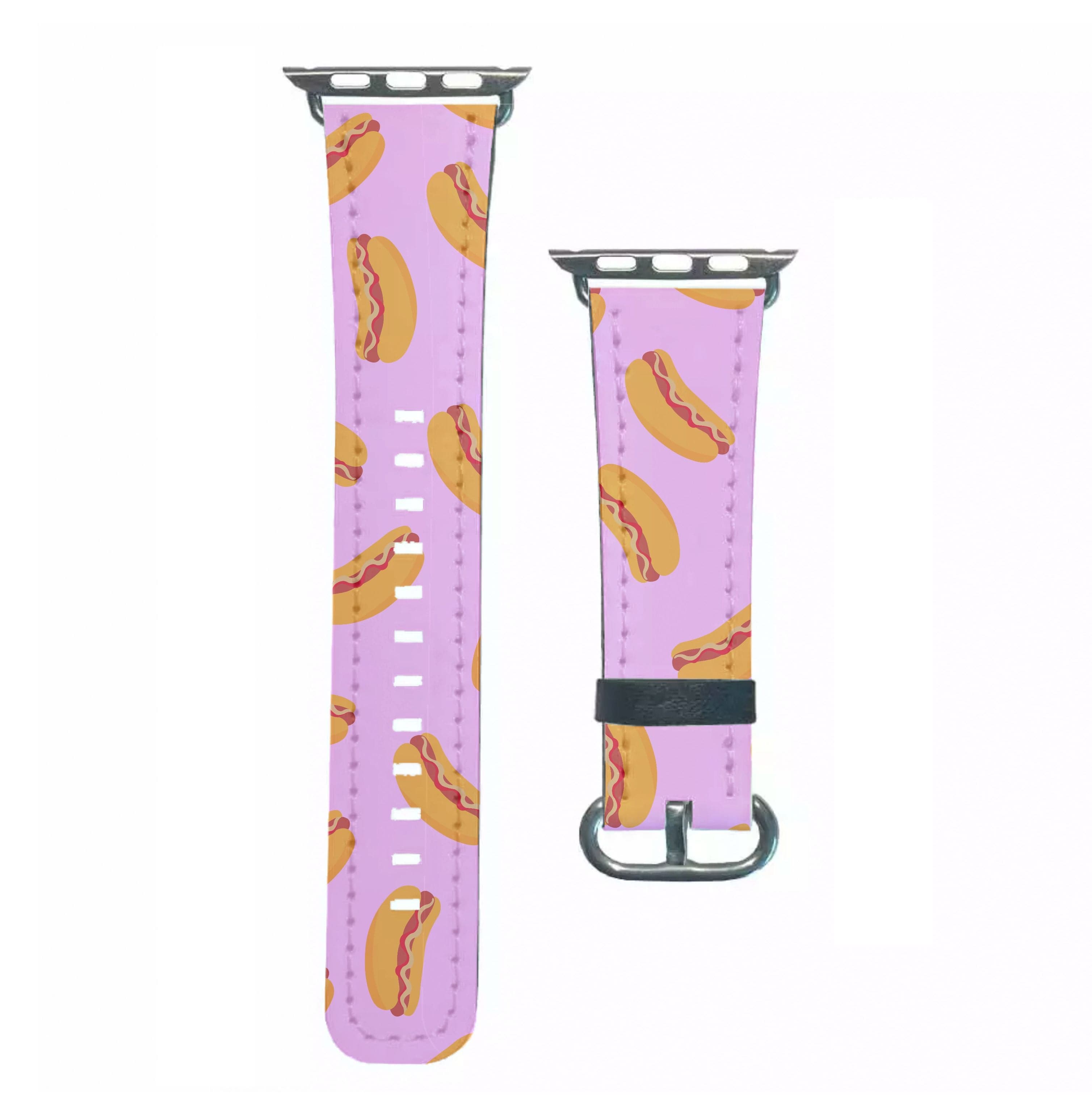 Hot Dogs - Fast Food Patterns Apple Watch Strap