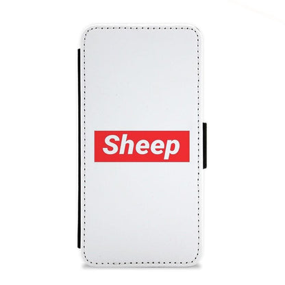 Sheep - Supreme Flip Wallet Phone Case - Fun Cases