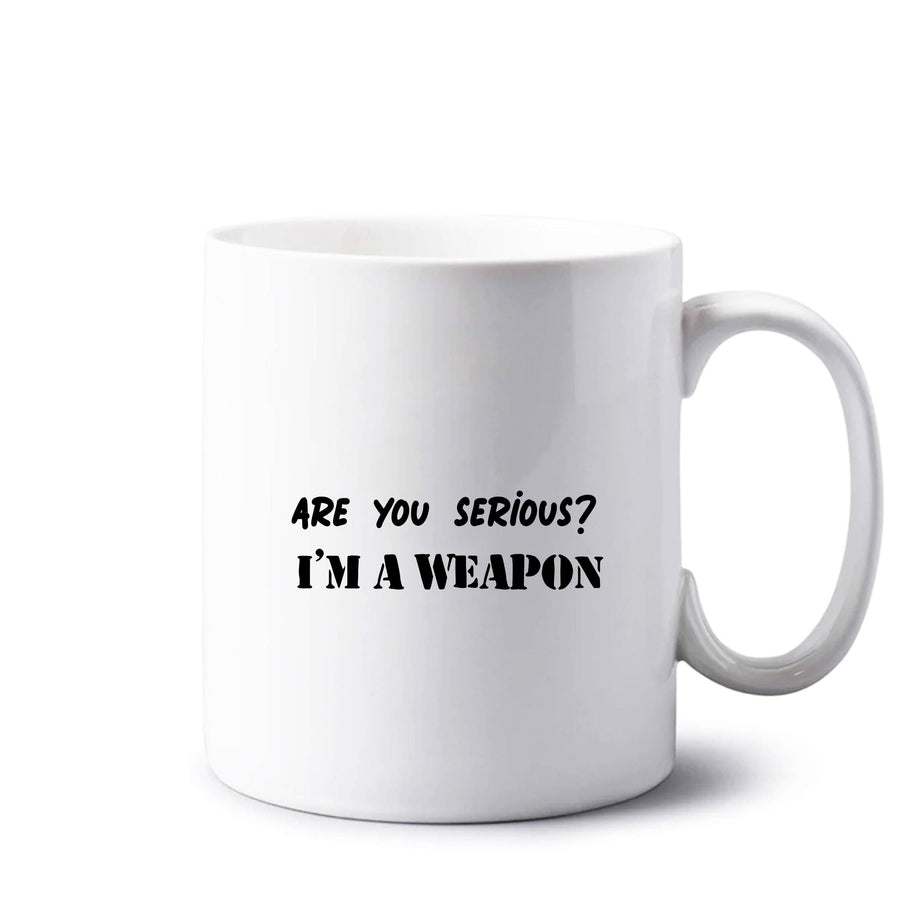 Are You Serious? I'm A Weapon - Islanders Mug