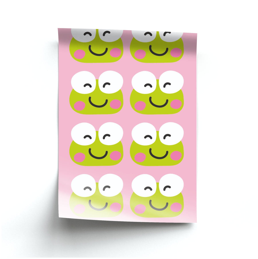 Keroppi - Hello Kitty Poster